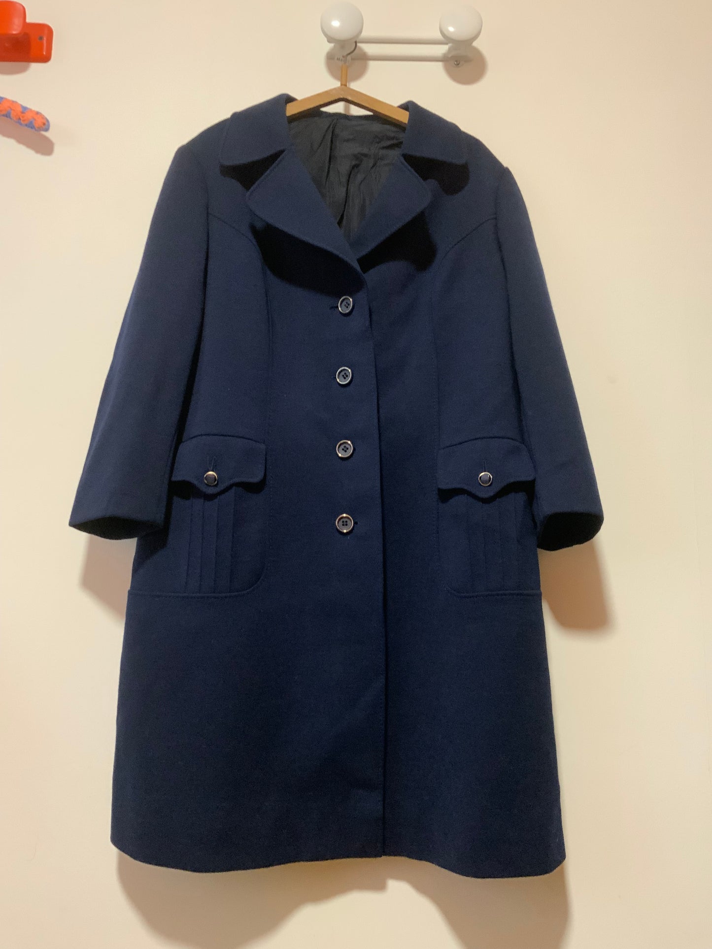 Manteau a martingale en pure laine vierge Woolmark Vintage Ancien