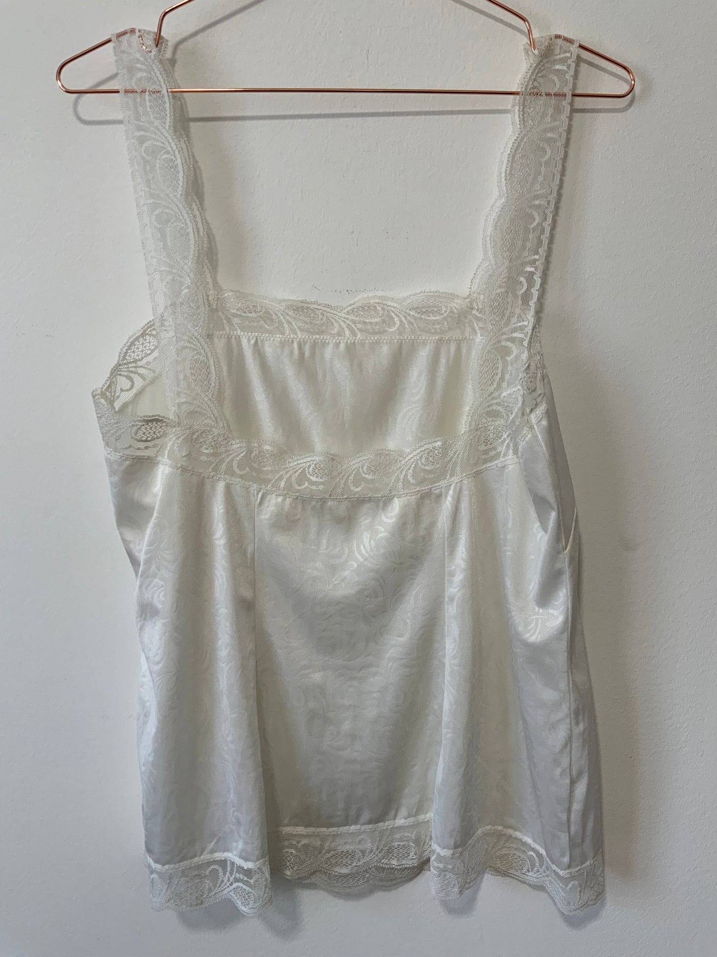Caraco Top dentelle dessus dessous Deadstock Triumph 1980 Modele Minouche