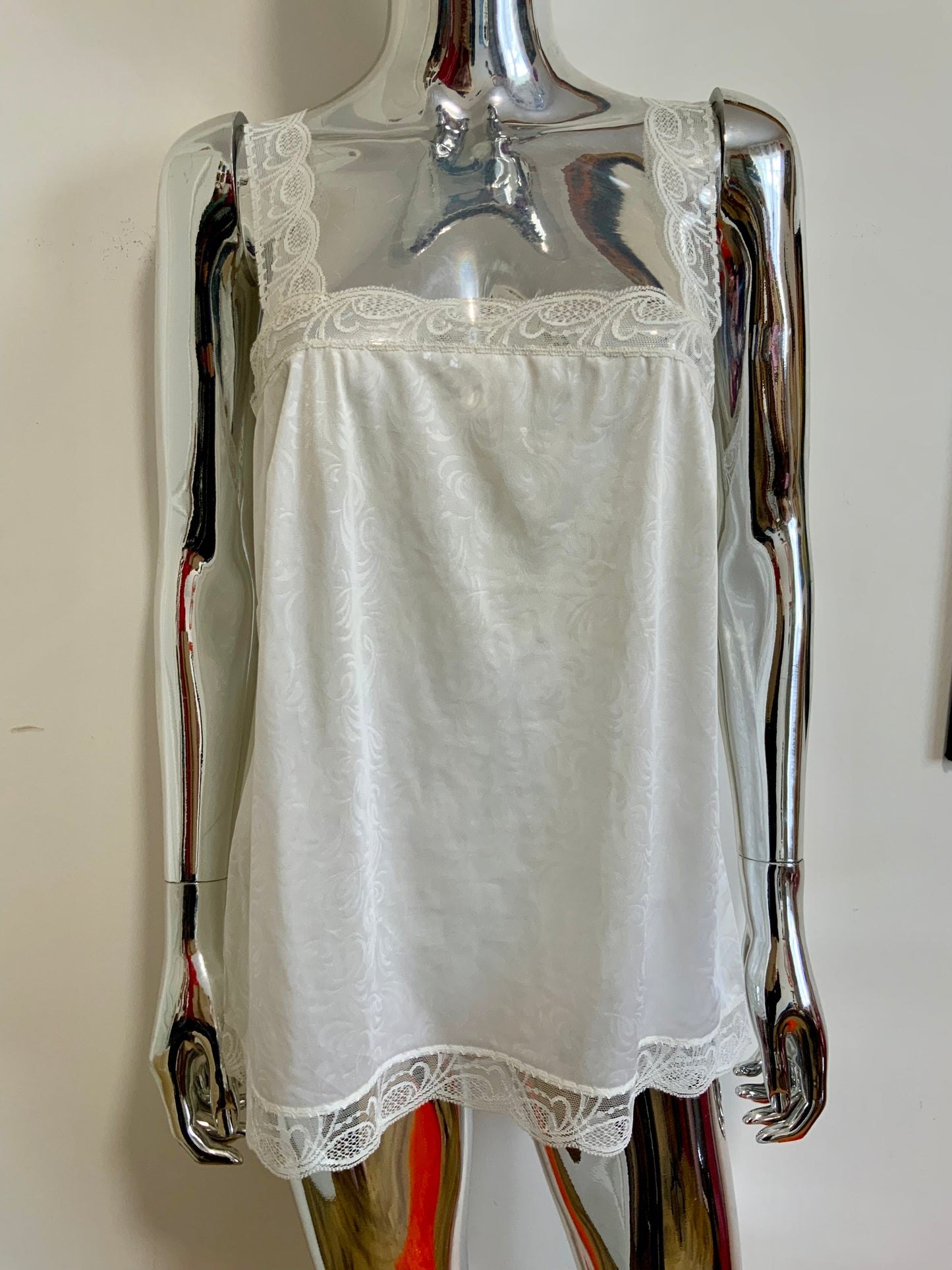 Caraco Top dentelle dessus dessous Deadstock Triumph 1980 Modele Minouche