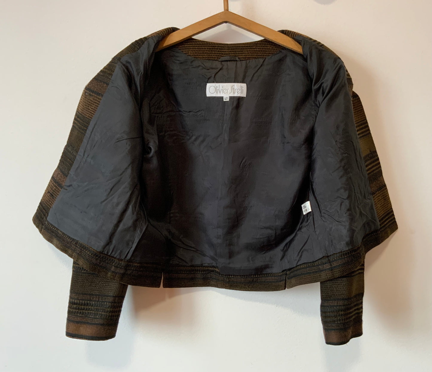 Veste courte Olivier Strelli Belgique Haut de gamme Vintage 1990