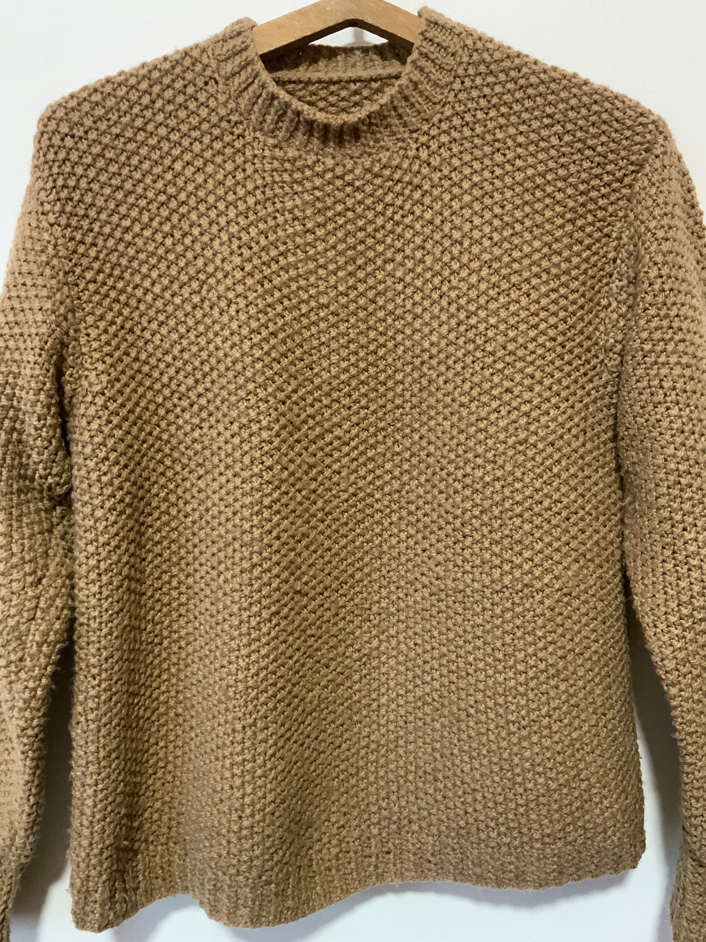 Très beau pull Laine Tricoté Main 1970