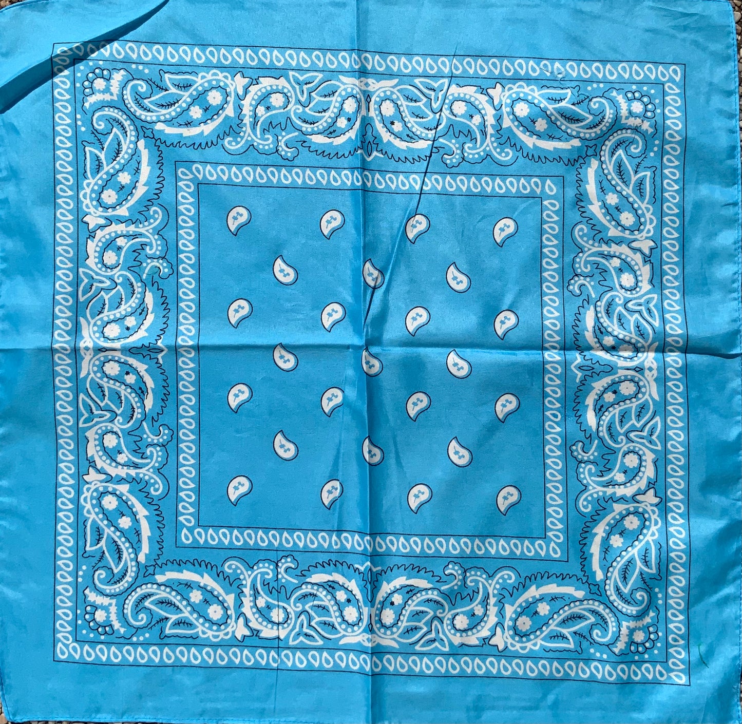 Lot 3 Foulards Bandanas Vintage 1980/90 Neufs