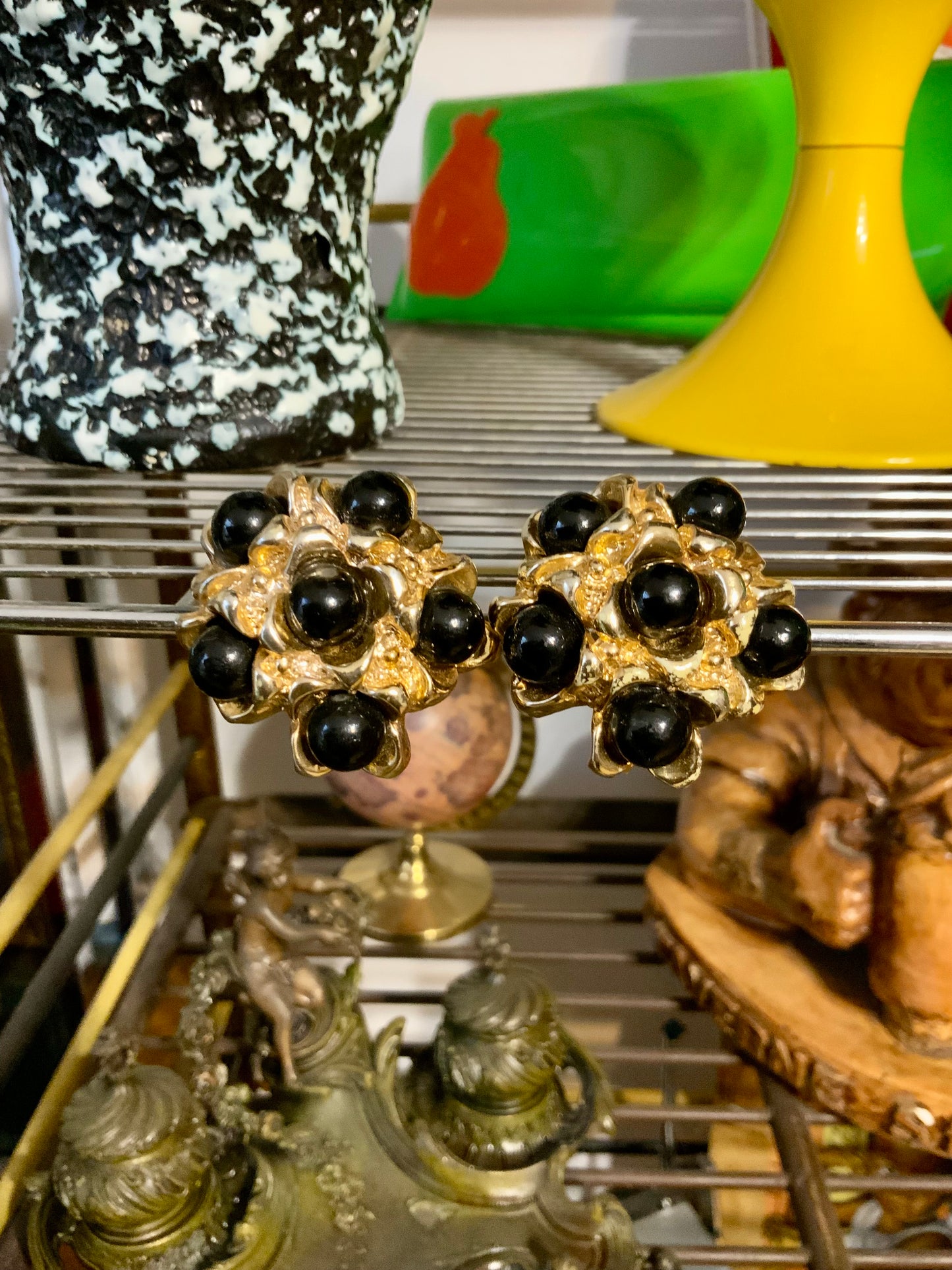 Boucles d’oreilles 1980 Chic Vintage