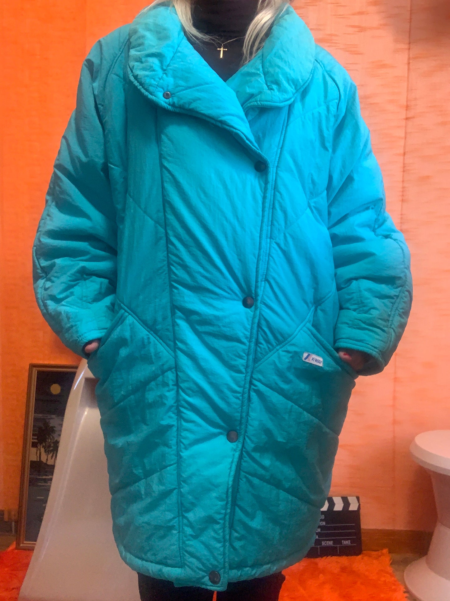 RESERVE - Manteau Anorak Long 1980 Vintage K Way