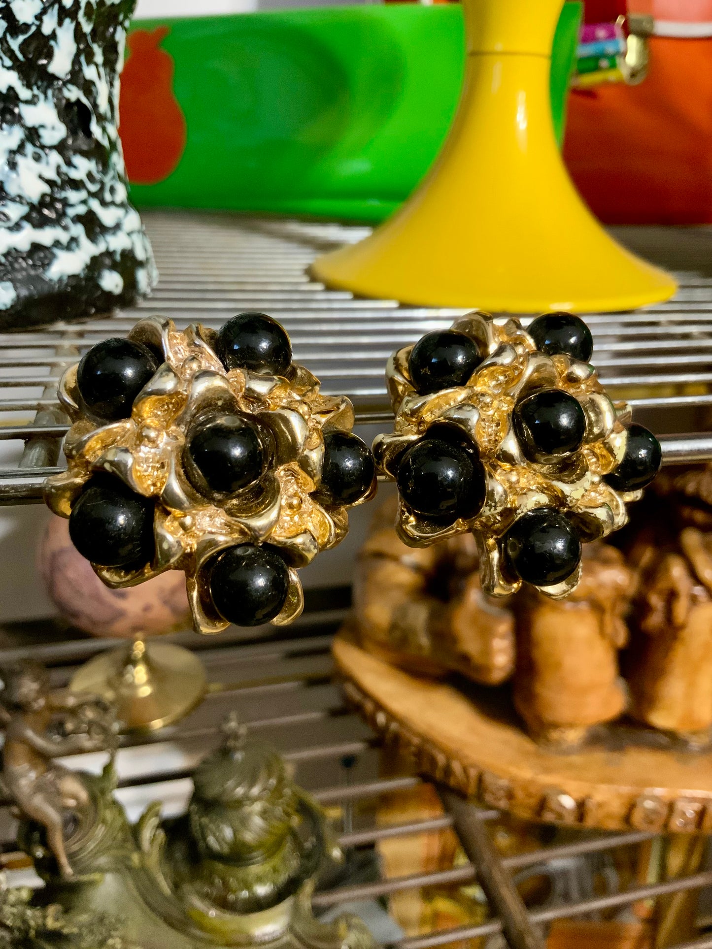 Boucles d’oreilles 1980 Chic Vintage