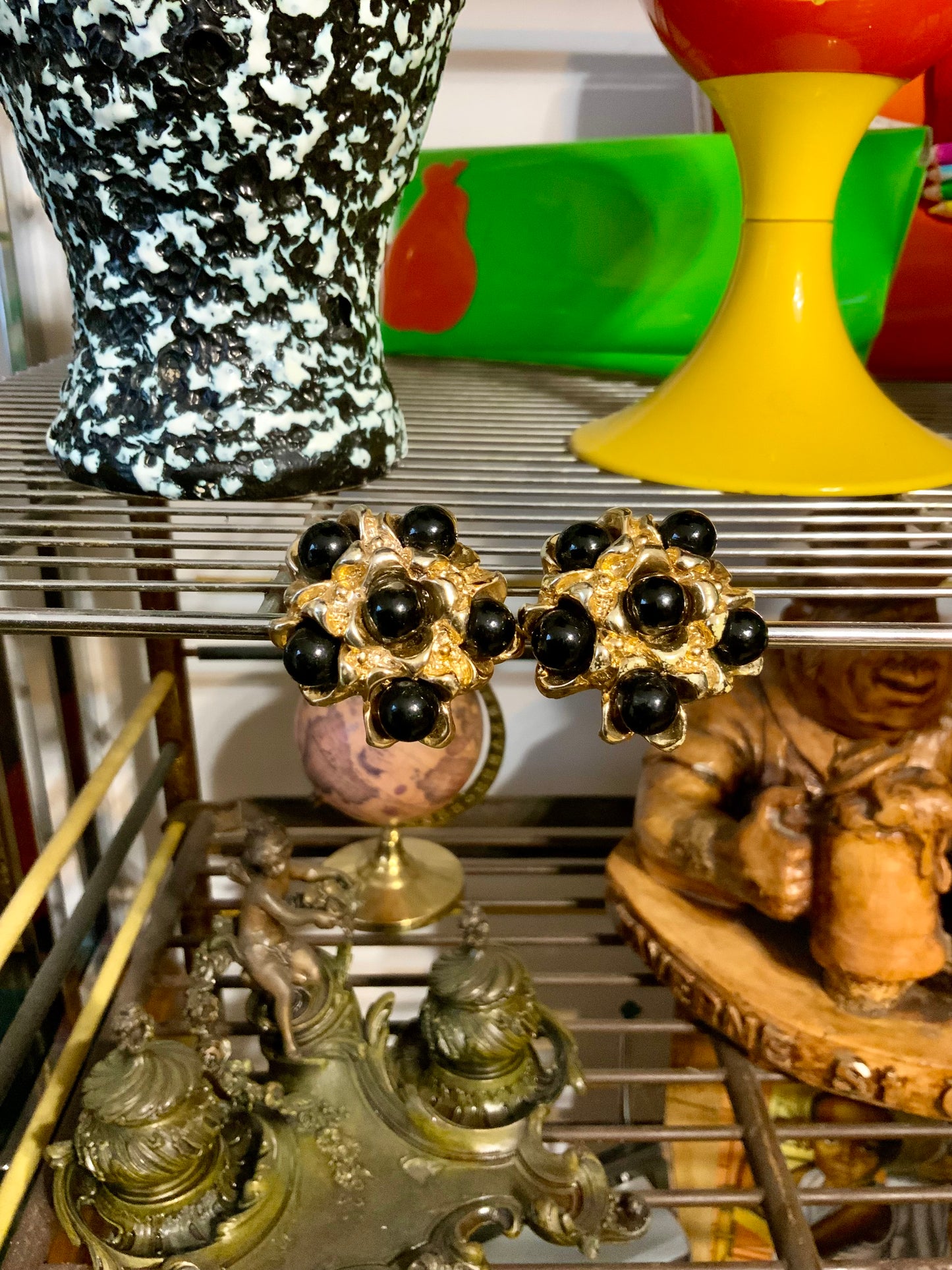 Boucles d’oreilles 1980 Chic Vintage