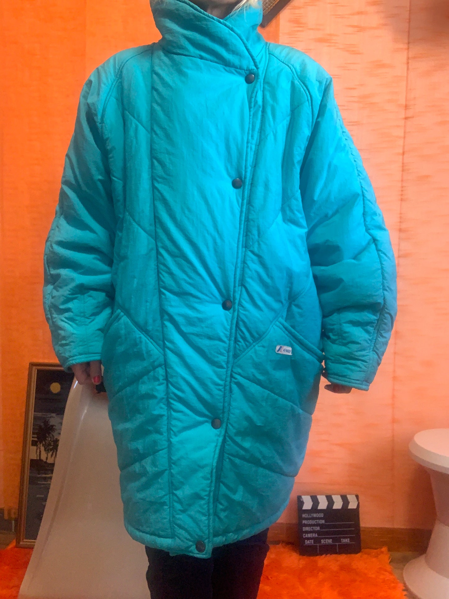RESERVE - Manteau Anorak Long 1980 Vintage K Way
