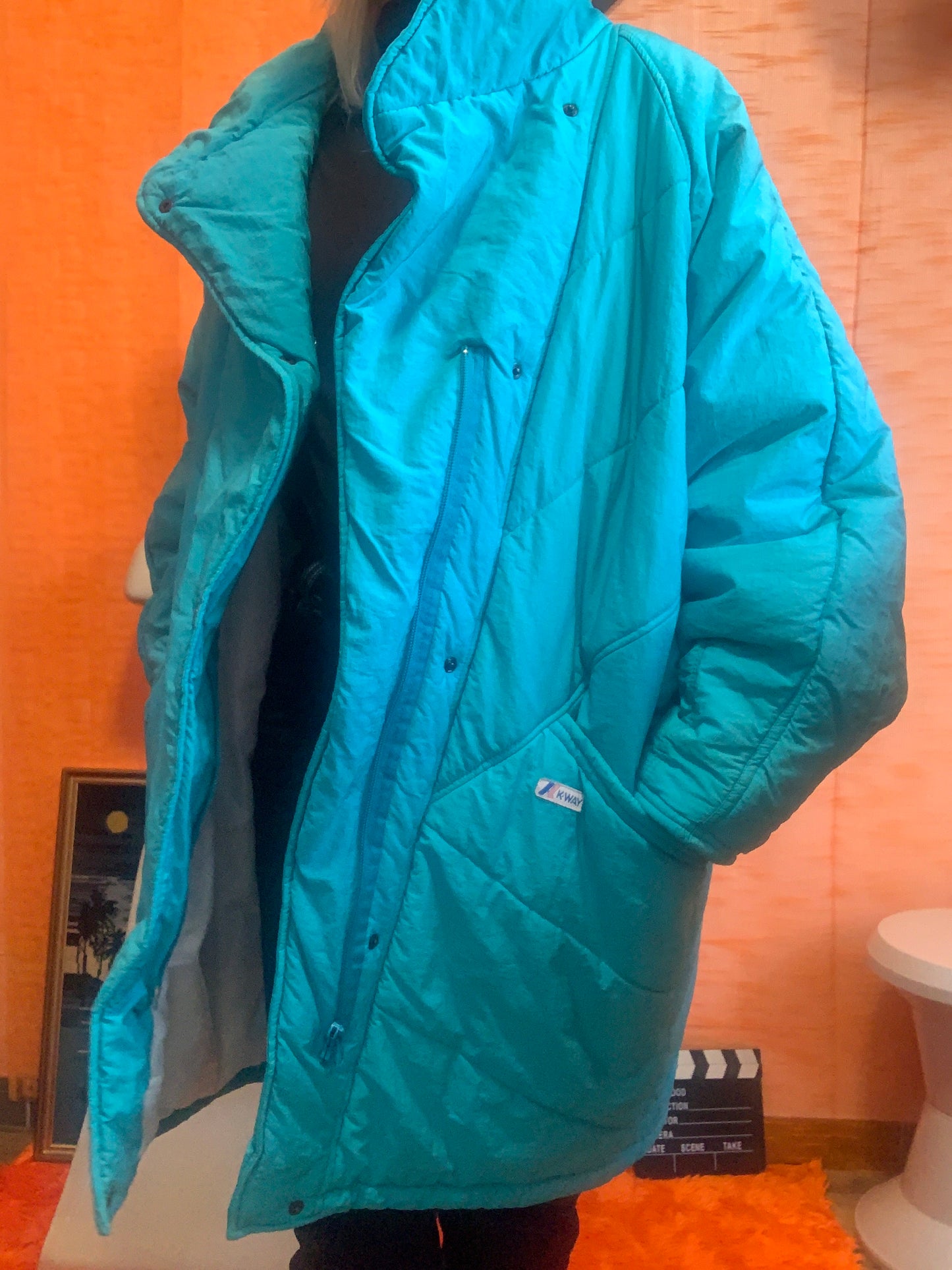 RESERVE - Manteau Anorak Long 1980 Vintage K Way