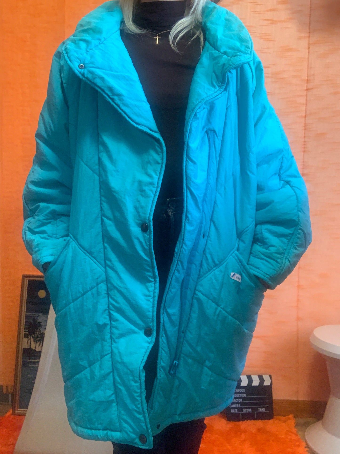 RESERVE - Manteau Anorak Long 1980 Vintage K Way