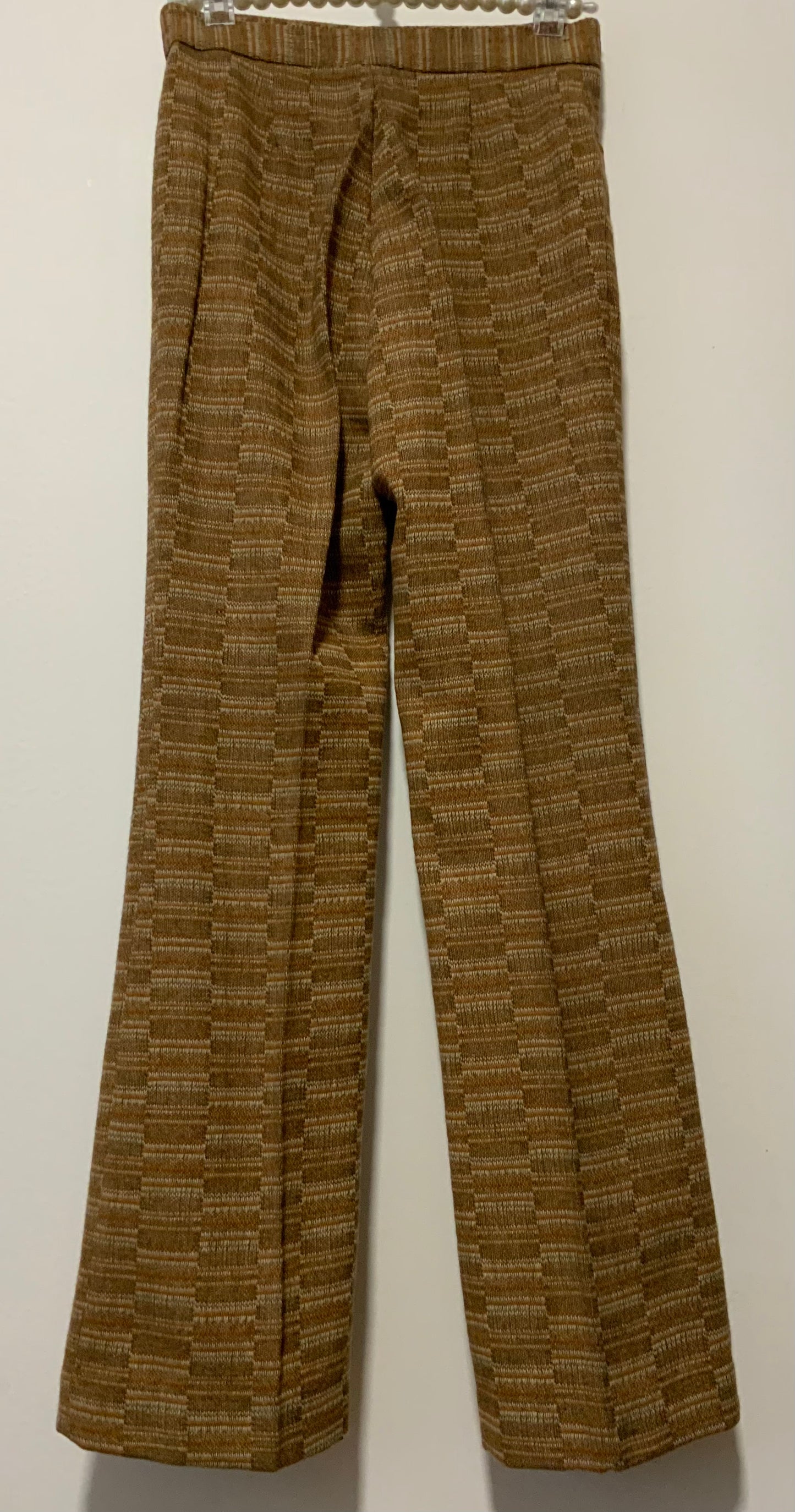 Magnifique pantalon rayures flare pattes d’éléphant Vintage 1970