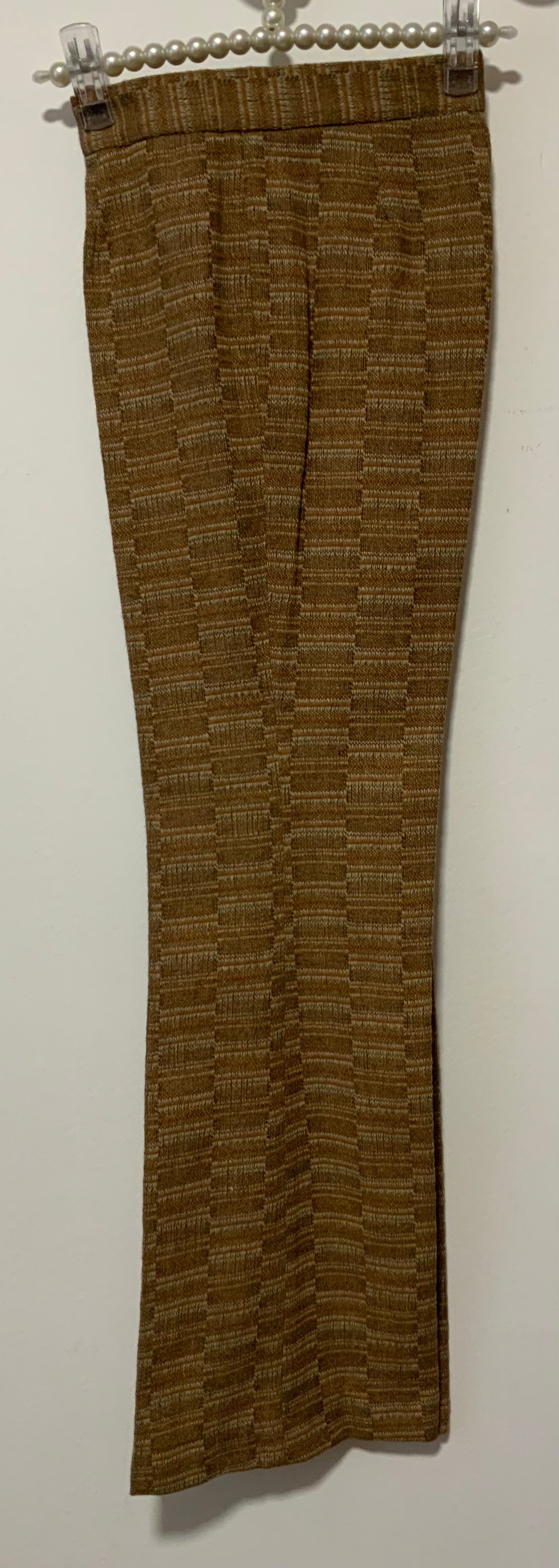 Magnifique pantalon rayures flare pattes d’éléphant Vintage 1970
