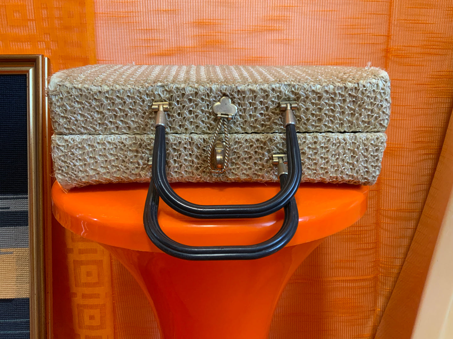 Sac à main valisette Italy Vintage Tres Ancien Original