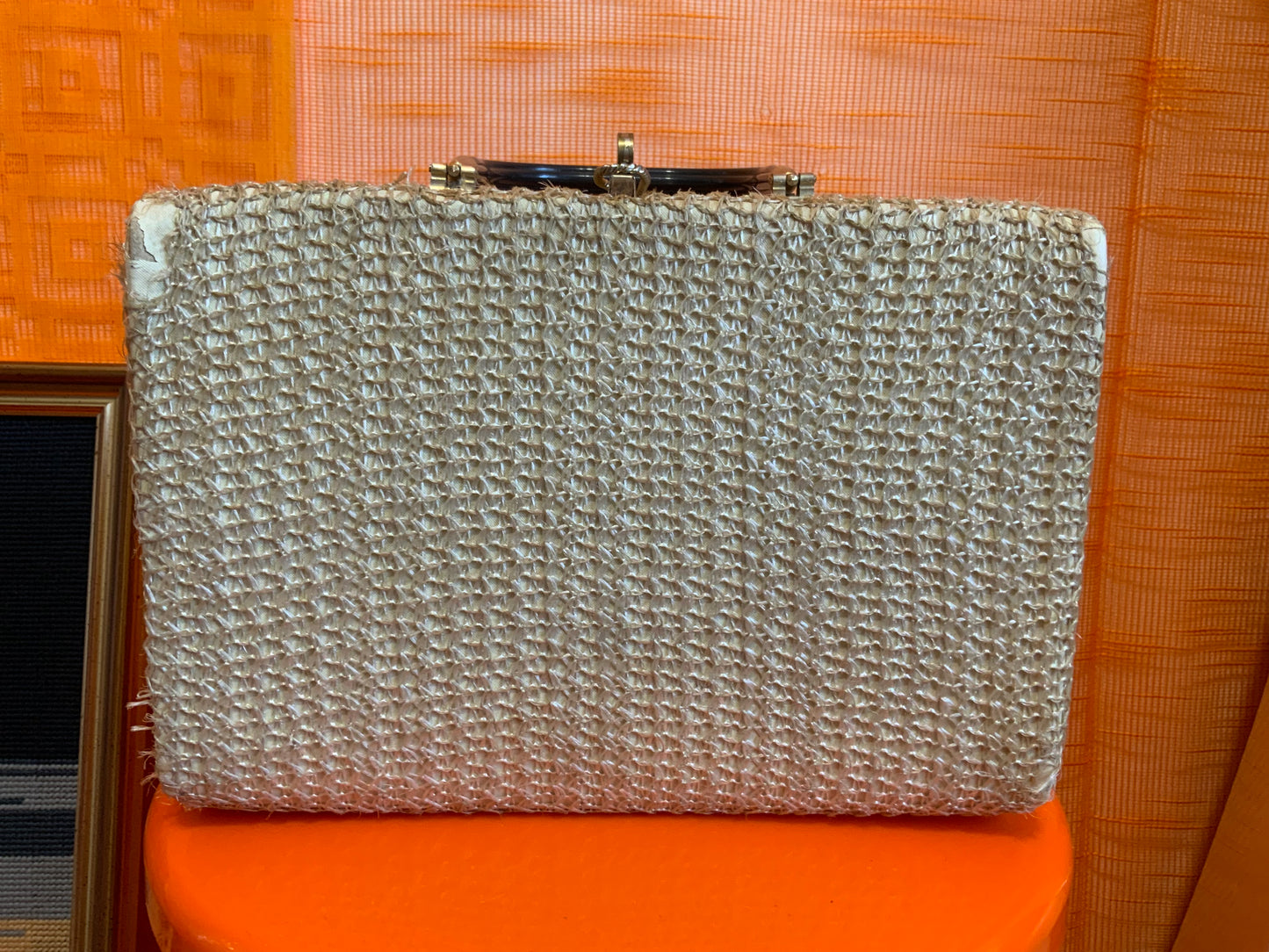 Sac à main valisette Italy Vintage Tres Ancien Original