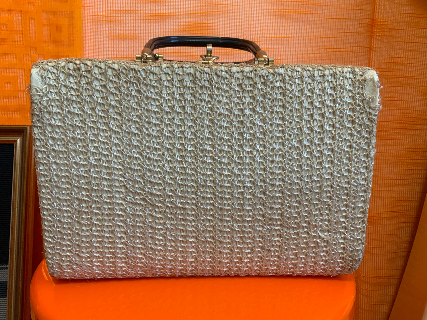 Sac à main valisette Italy Vintage Tres Ancien Original