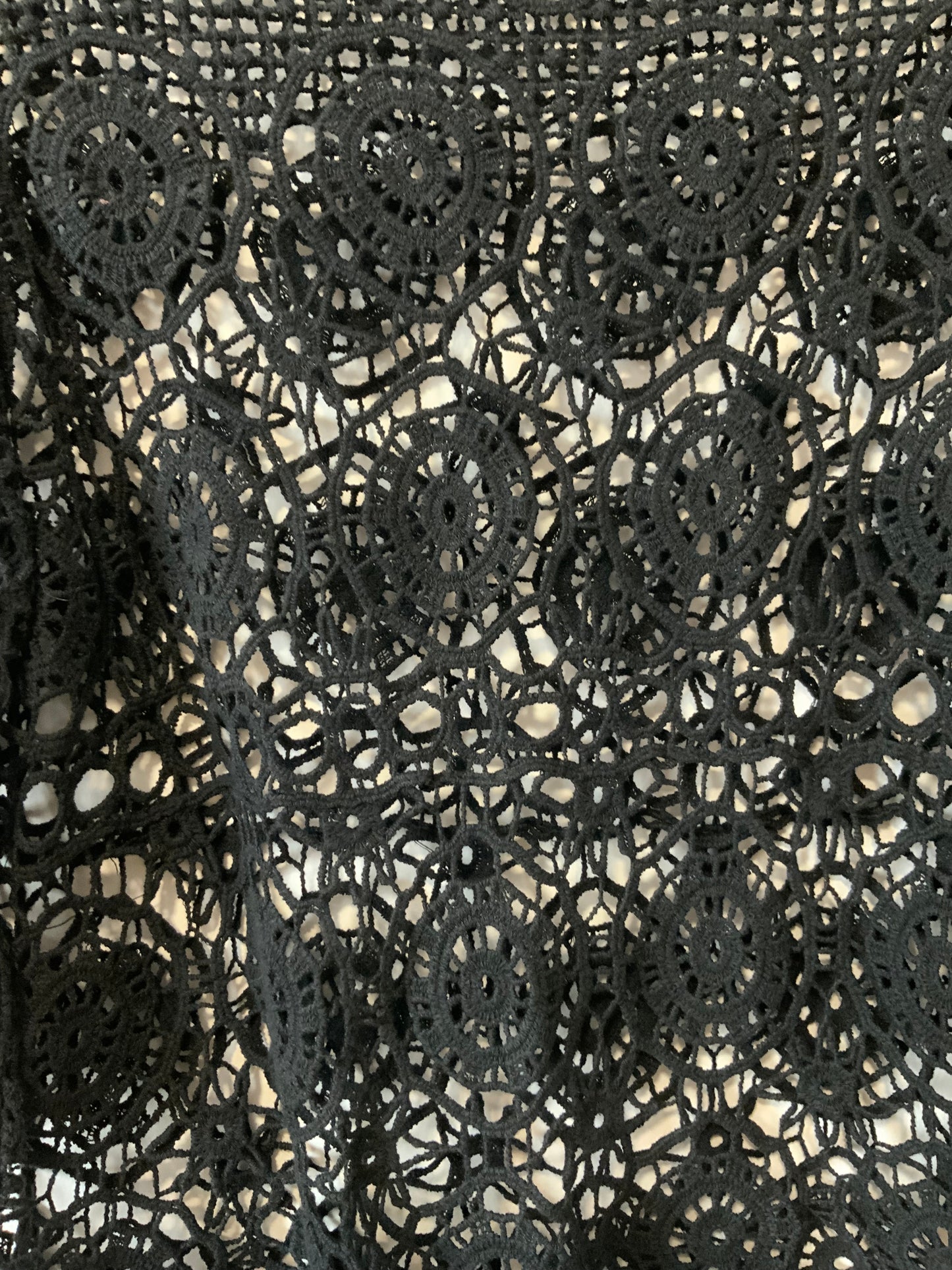 Top Mailles Crochets Vintage 1990 Bohème Chic