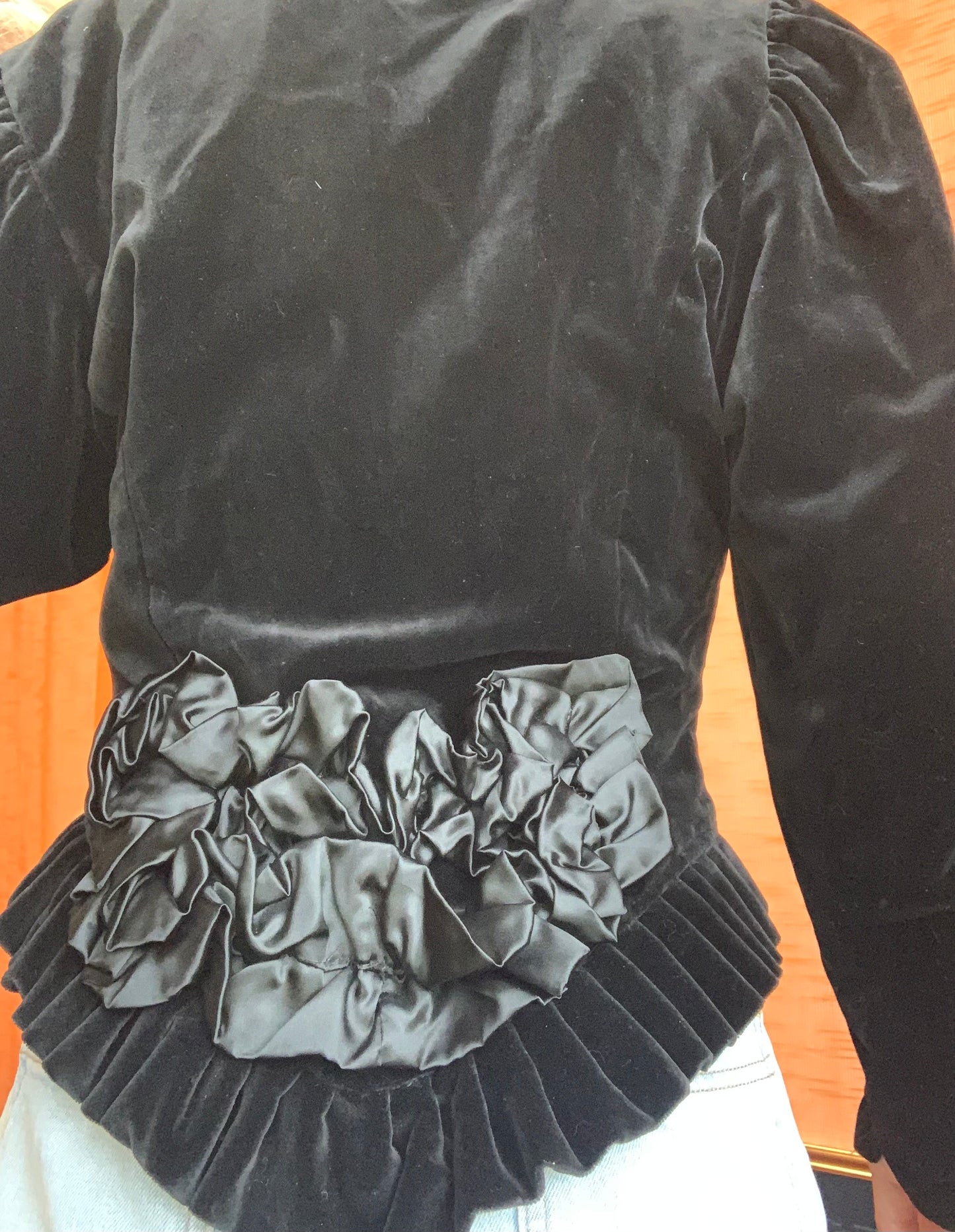Sublime Veste Originale Vintage 1980/90 Velours Pépite