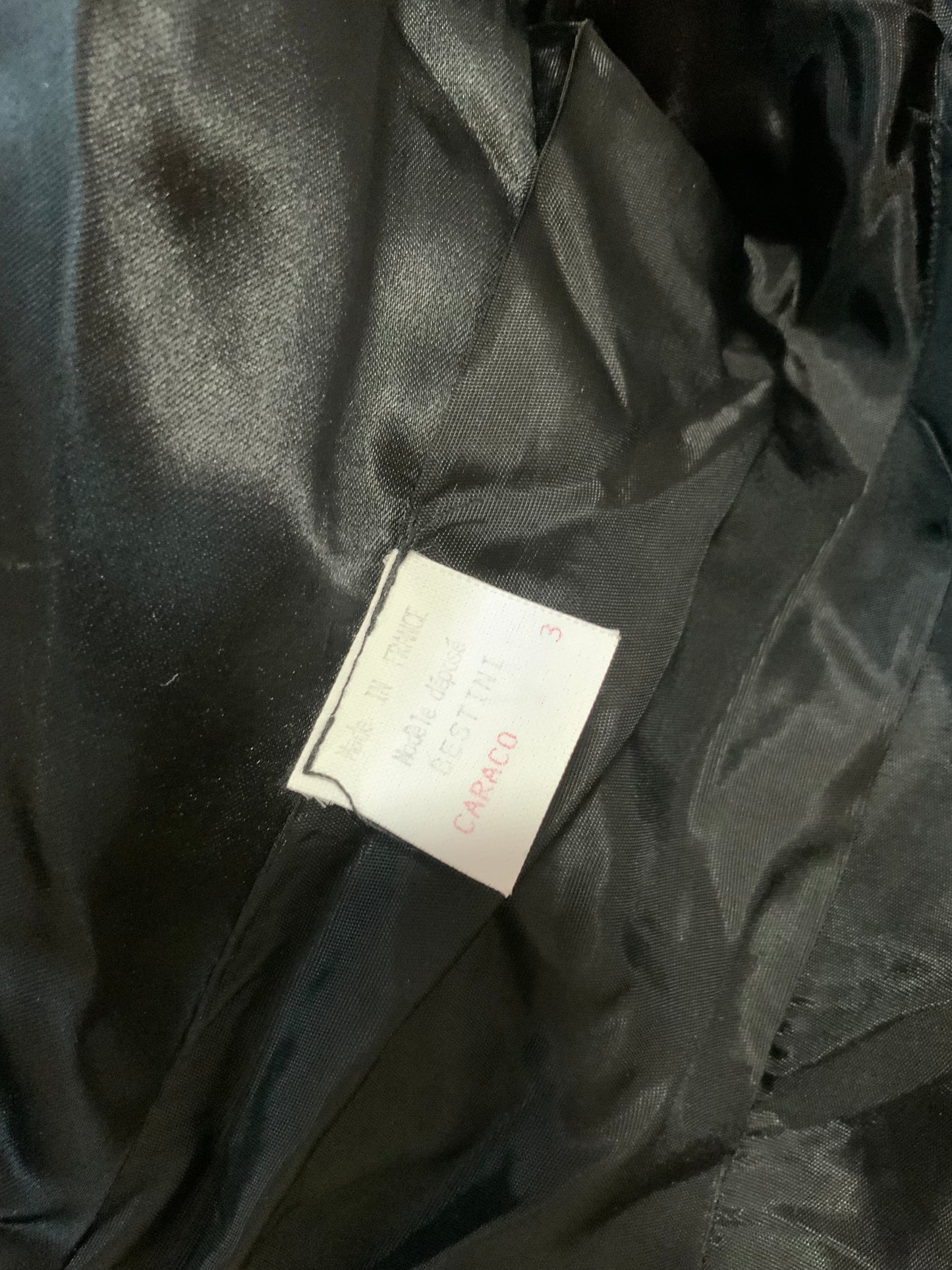 Sublime Veste Originale Vintage 1980/90 Velours Pépite