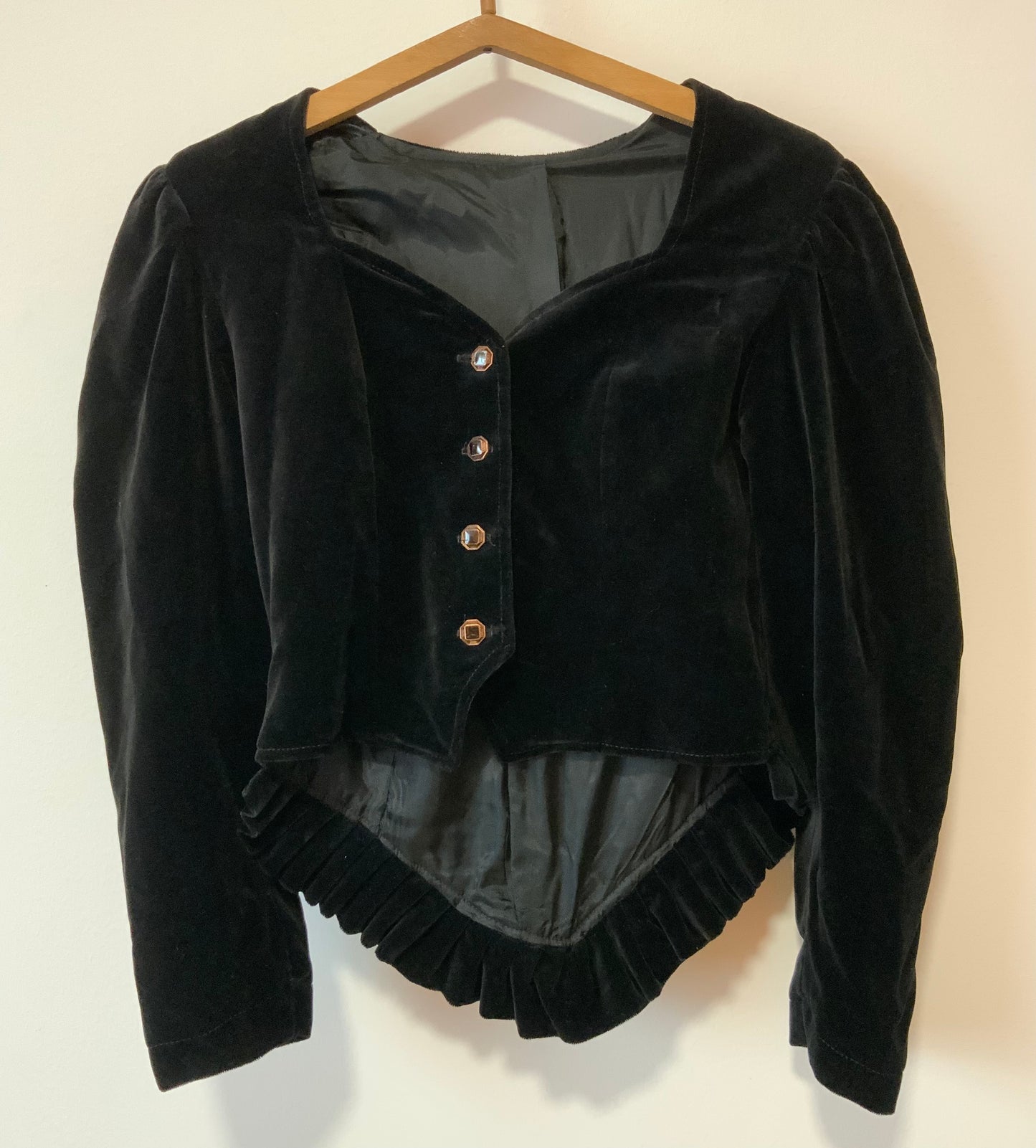 Sublime Veste Originale Vintage 1980/90 Velours Pépite