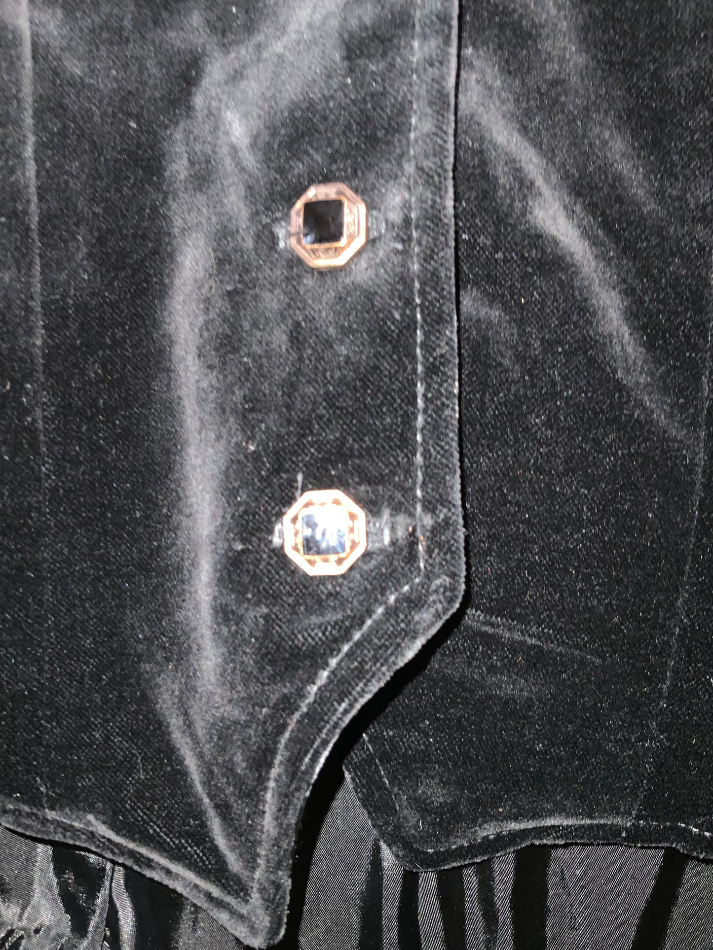 Sublime Veste Originale Vintage 1980/90 Velours Pépite