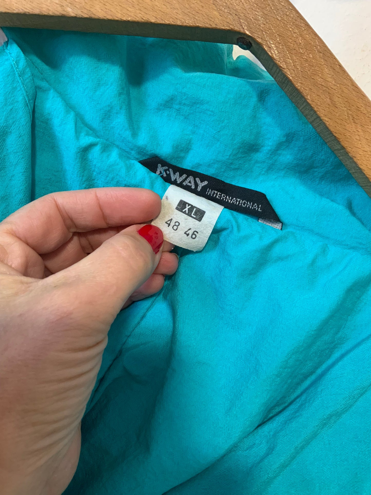 RESERVE - Manteau Anorak Long 1980 Vintage K Way