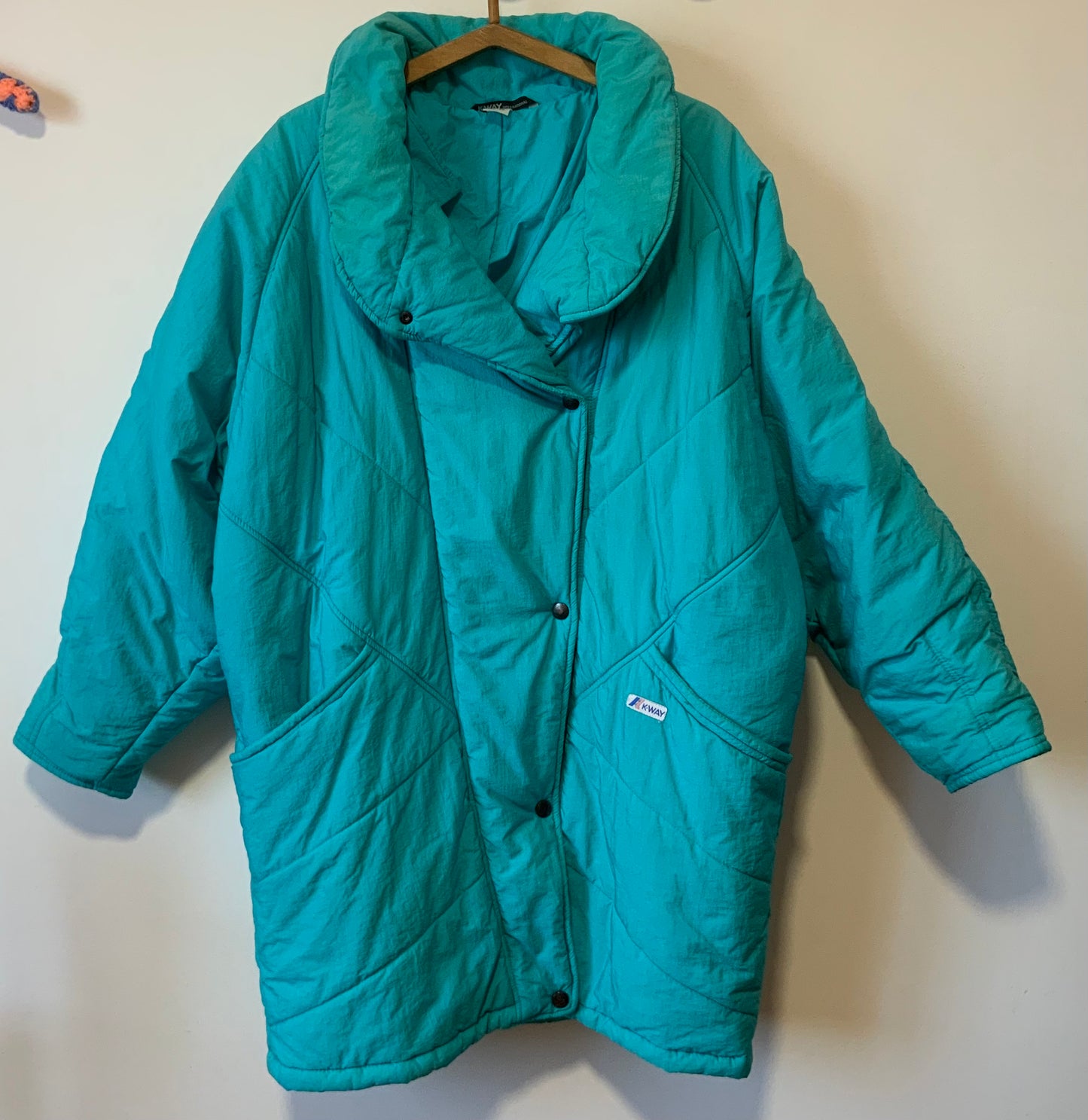 RESERVE - Manteau Anorak Long 1980 Vintage K Way