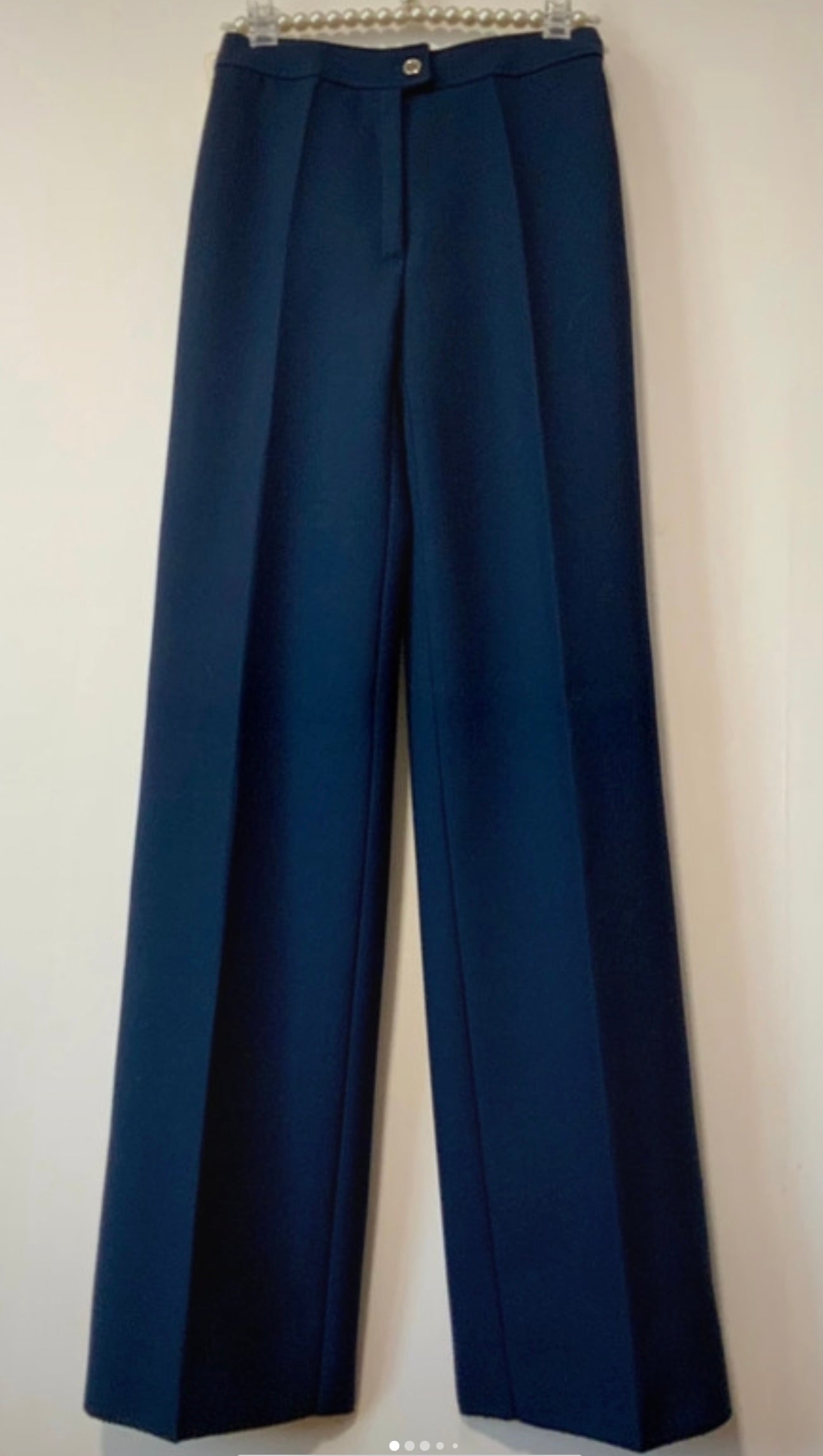 Pantalon Flare Pattes d’elephant Large Tergal Deadstock Vintage 1970 Modele Florence