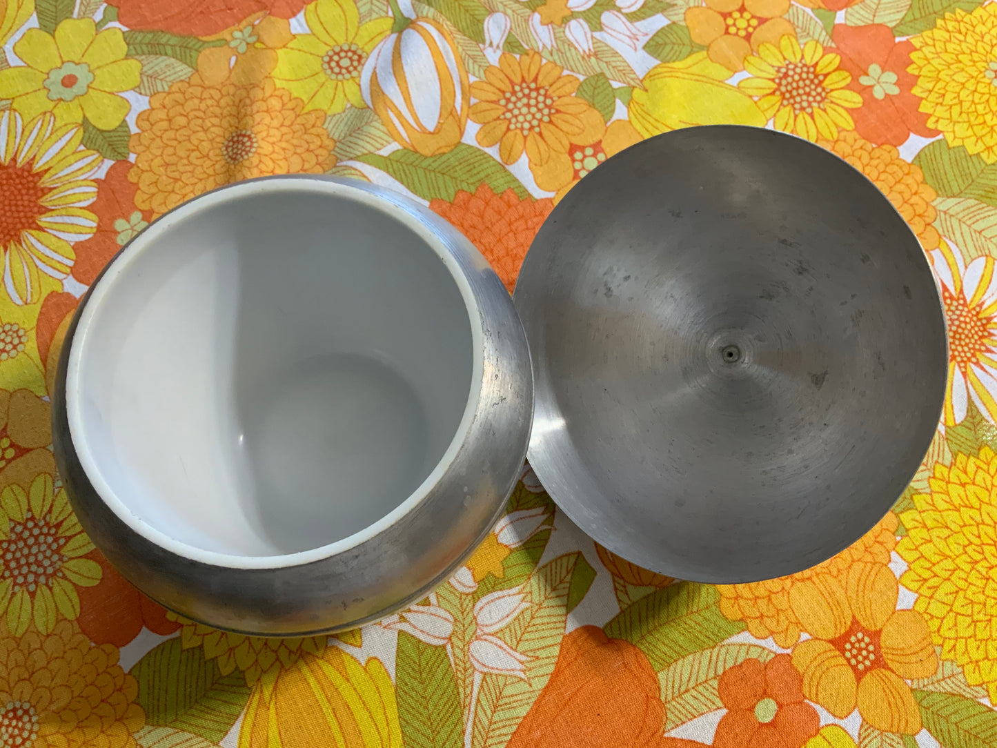 Pomme Aluminium Sceau à glaçons Vintage