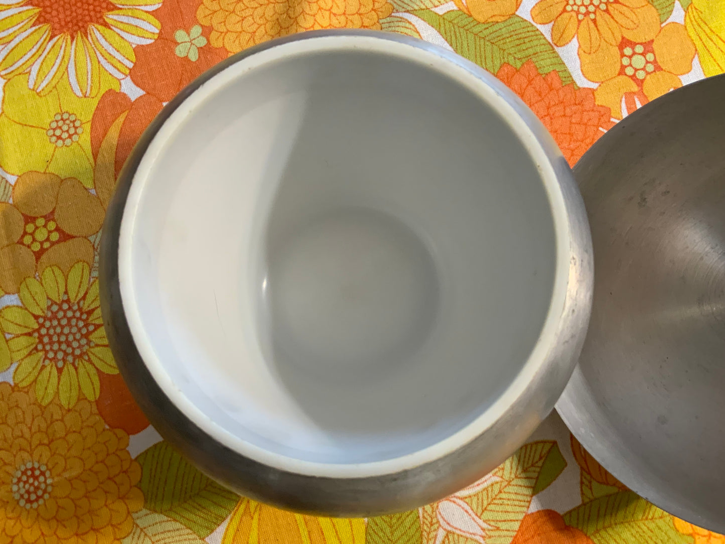 Pomme Aluminium Sceau à glaçons Vintage