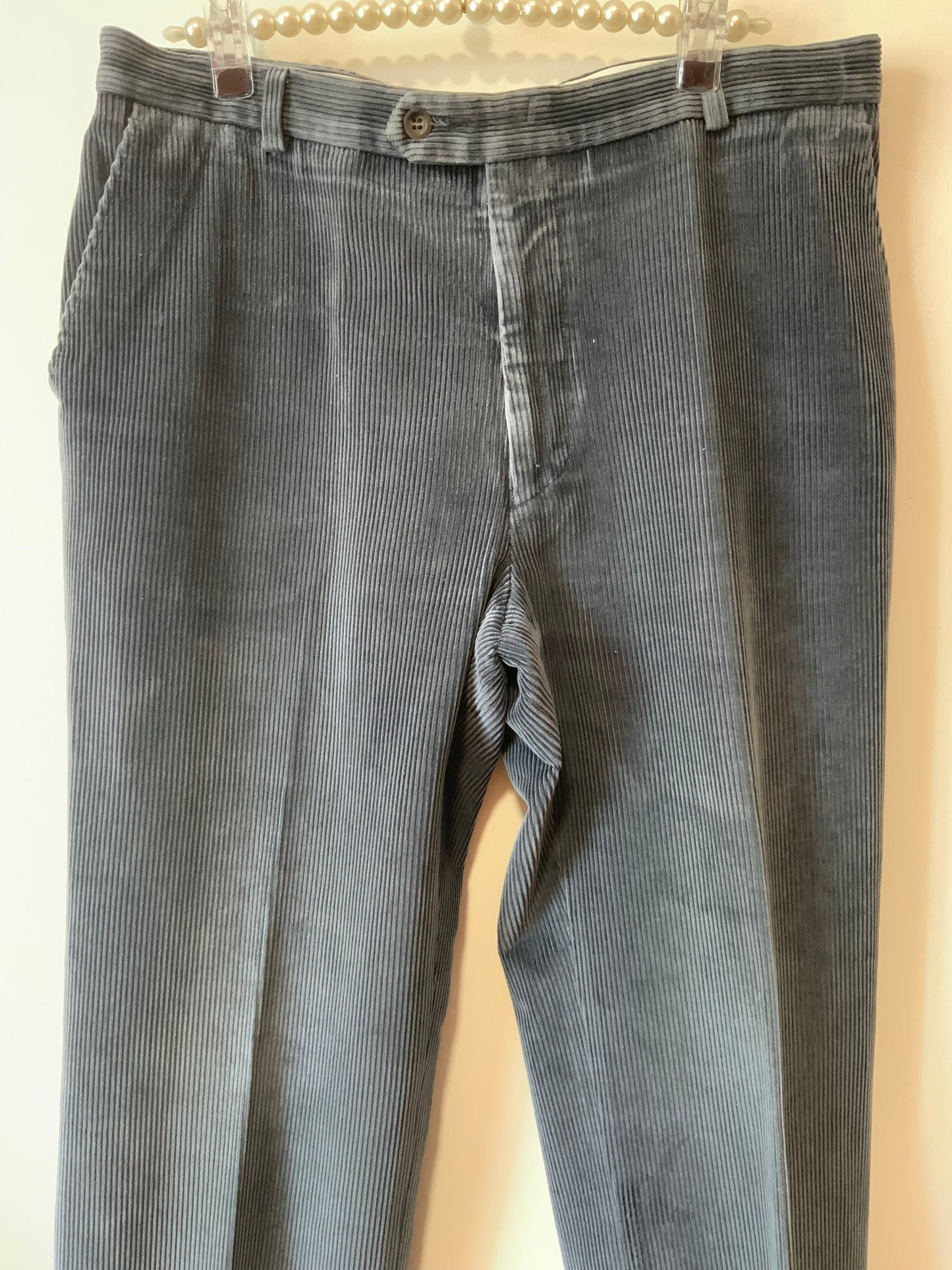 Pantalon Velours côtelé Gris Pur Vintage