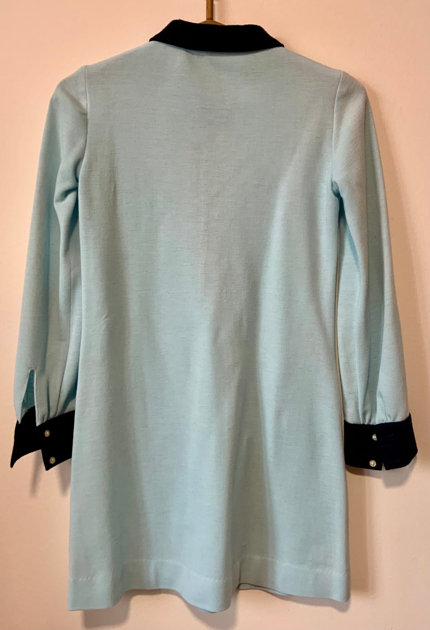 Robe Polo Courtelle Deadstock Beauté 1970 Col Pelle à tartes