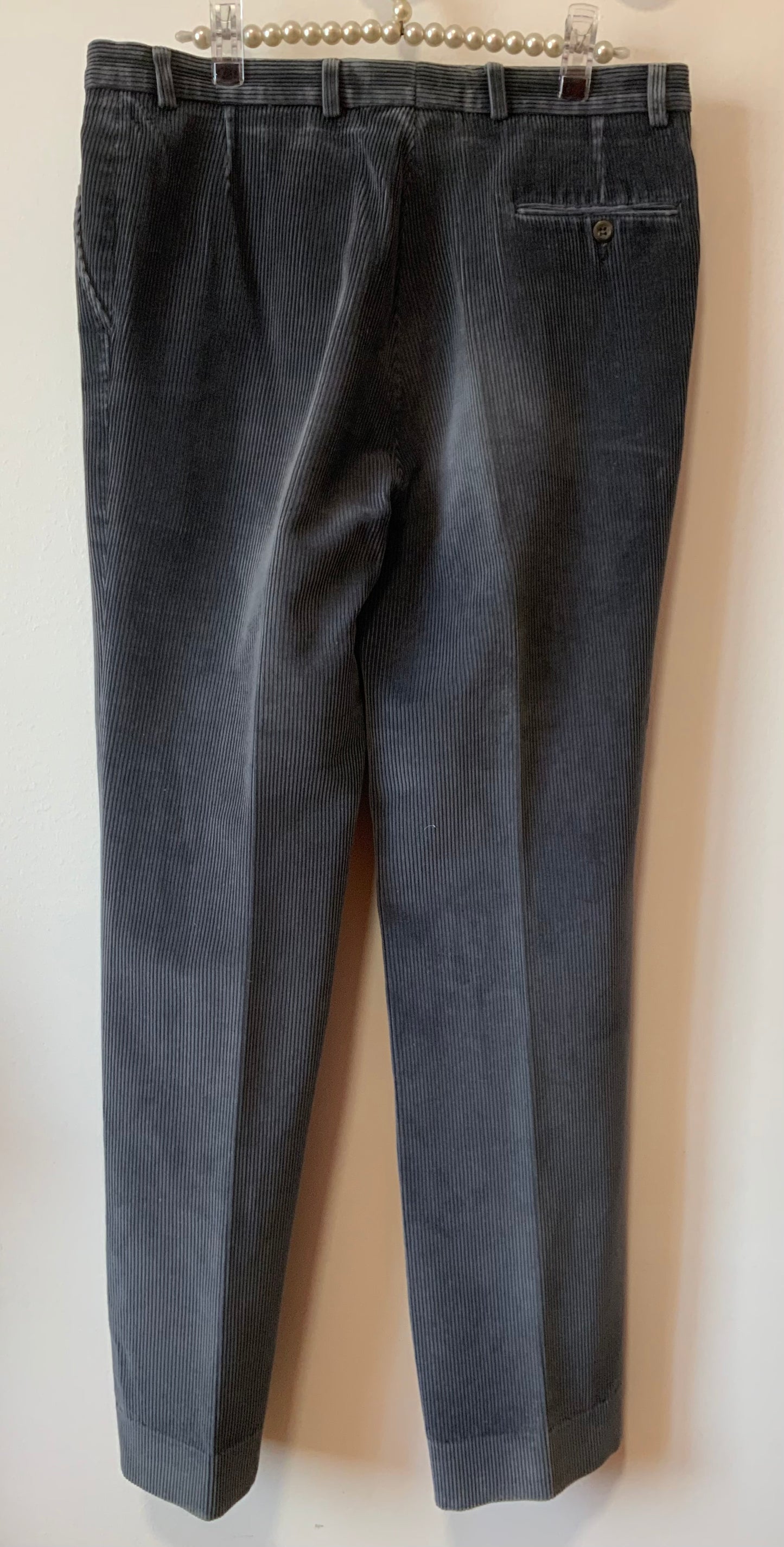 Pantalon Velours côtelé Gris Pur Vintage