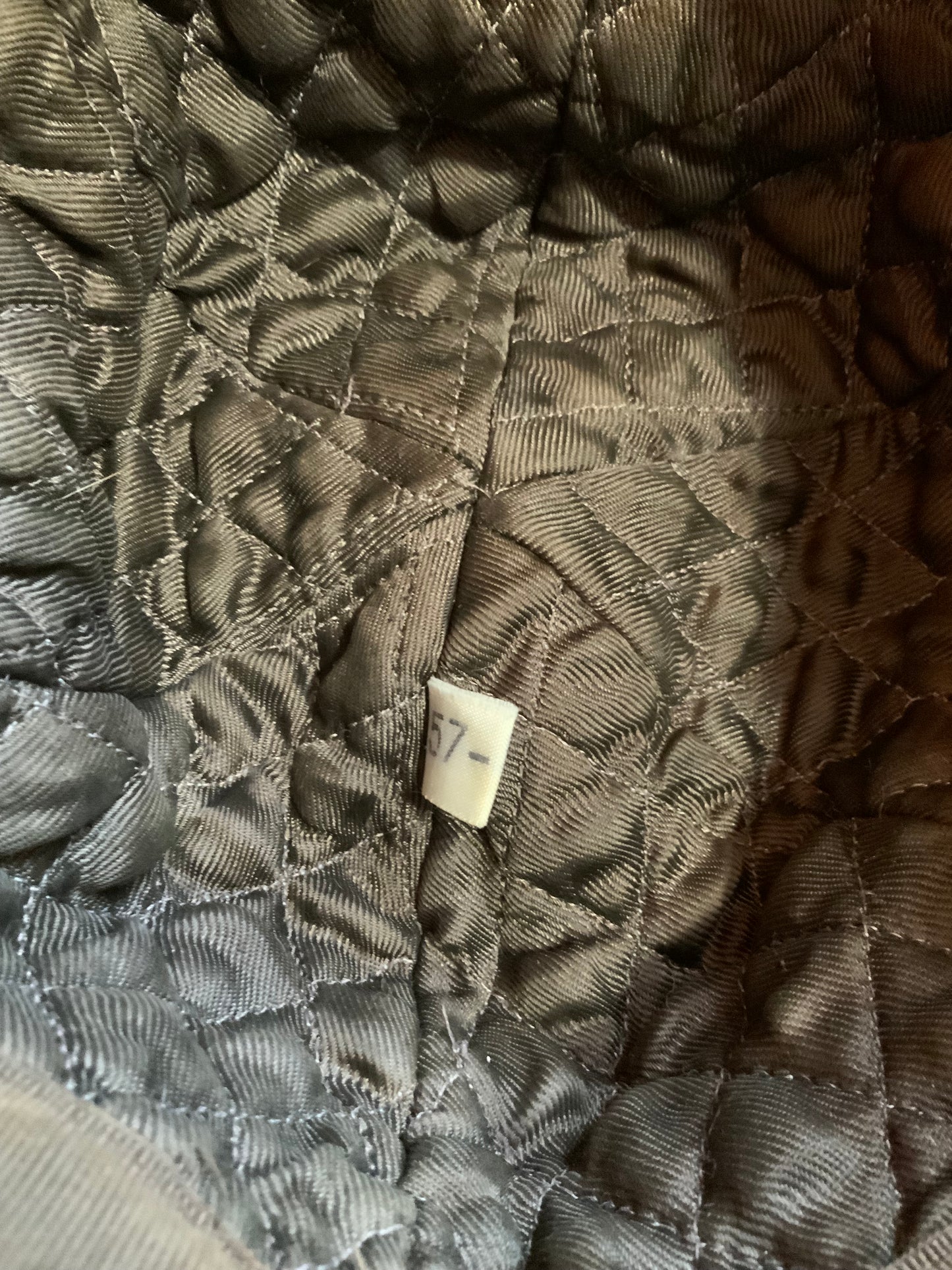 Toque Vintage 1970 Daim et fausse fourrure Stylée