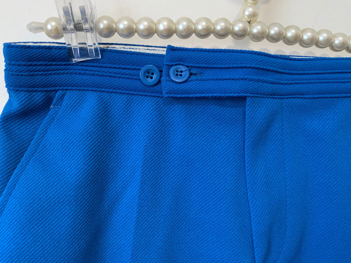 Superbe Short Bleu électrique 1980 Sport Chic vintage S.Tacchini