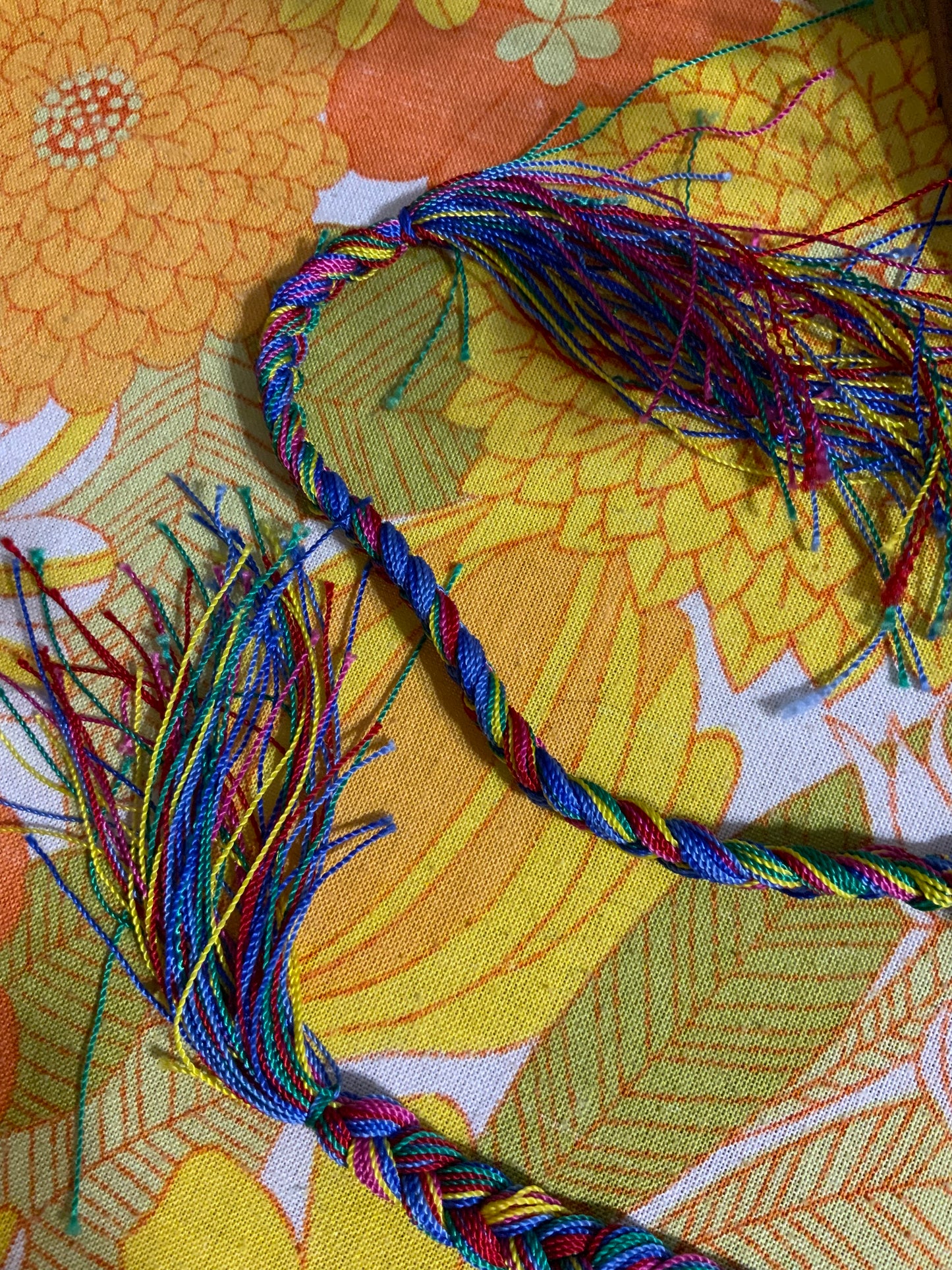 Ceinture ethnique maya Multicouleurs design coloré