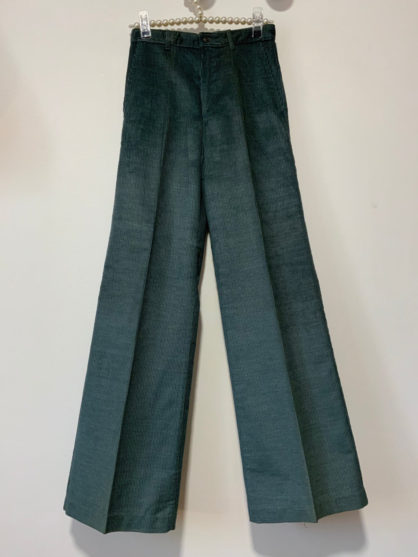Pantalon Pattes d’éléphant Flare Velours côtelé Deadstock 1970