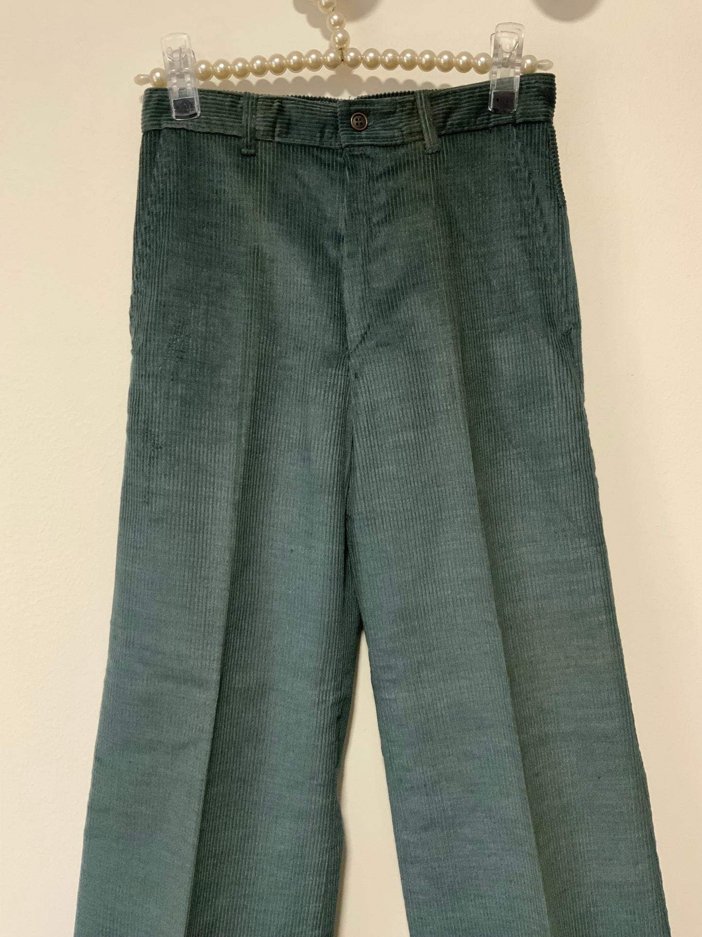 Pantalon Pattes d’éléphant Flare Velours côtelé Deadstock 1970