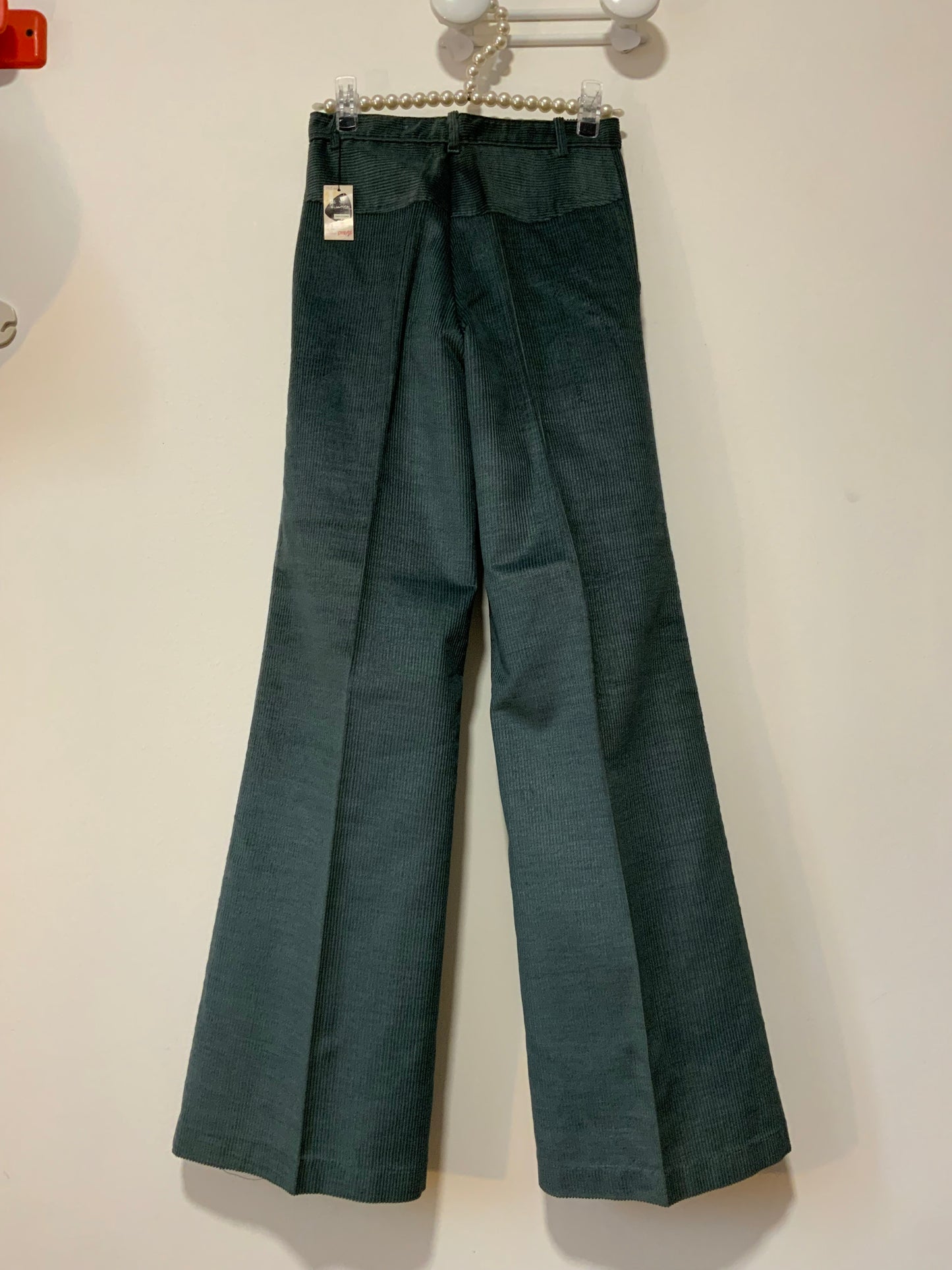 Pantalon Pattes d’éléphant Flare Velours côtelé Deadstock 1970