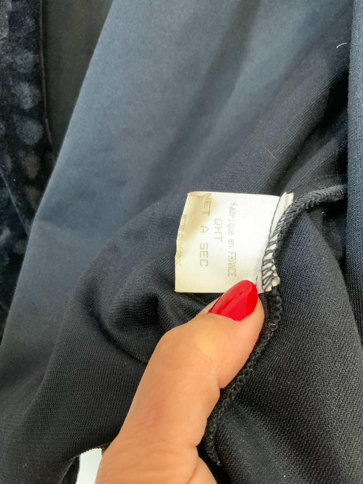 Veste impressionnante croisée Velours et EPaulettes Vintage 1980 France