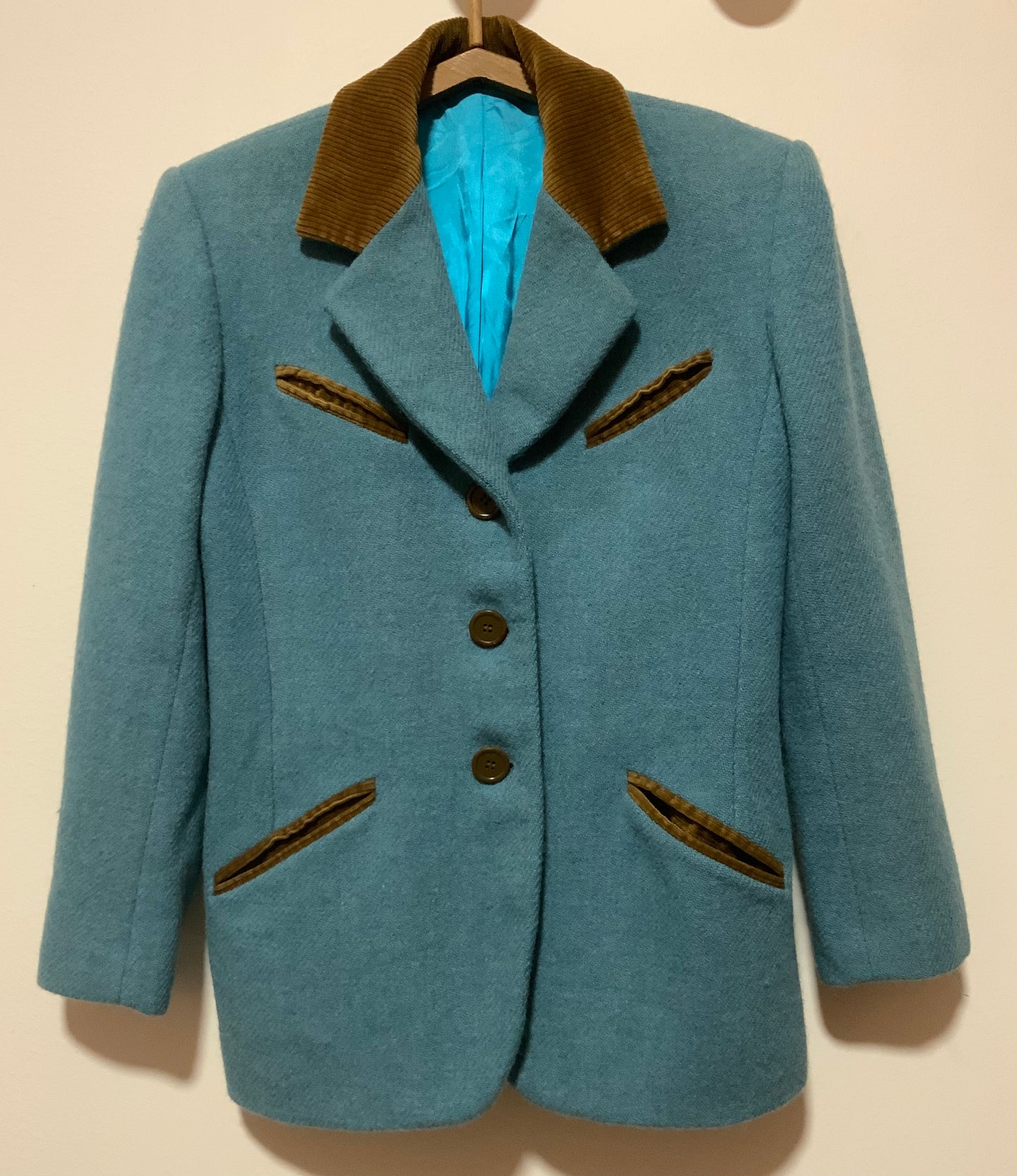 Veste Blazer Bleue et Velours côtelé Pure Création Vintage