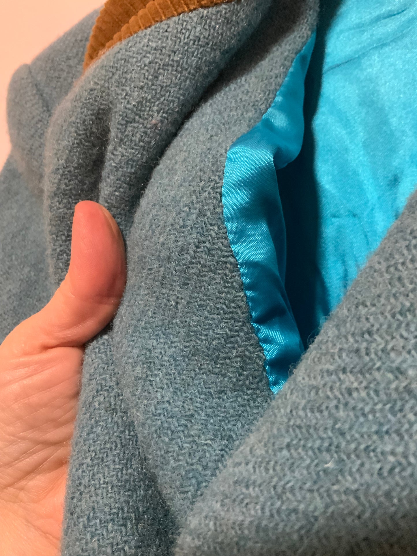 Veste Blazer Bleue et Velours côtelé Pure Création Vintage