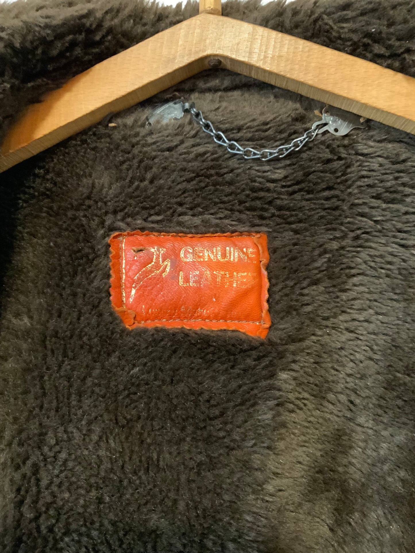 Très belle Canadienne Daim France Vintage 1970