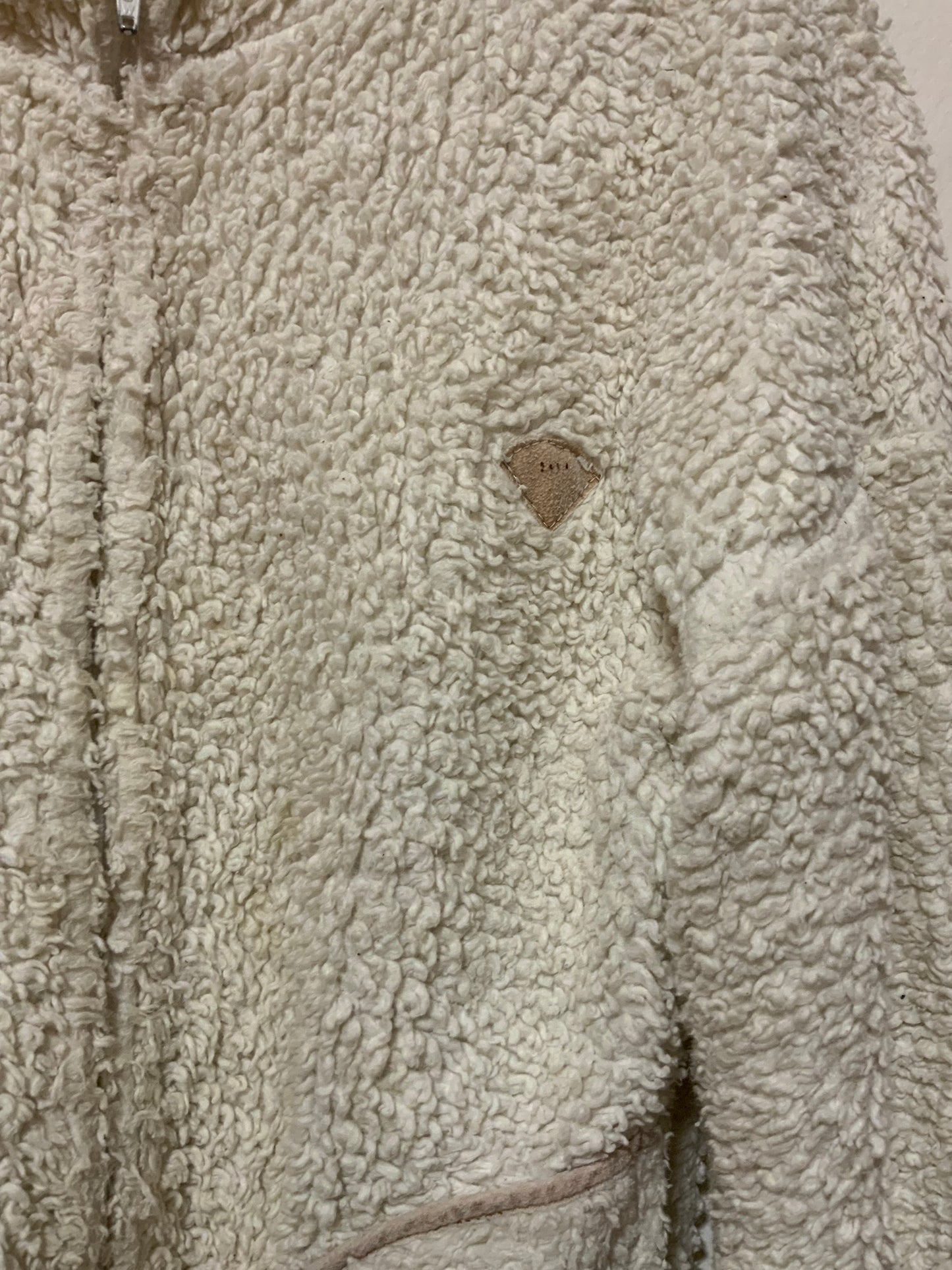 Gilet en pure de laine de moutons des Pyrénées France Vintage