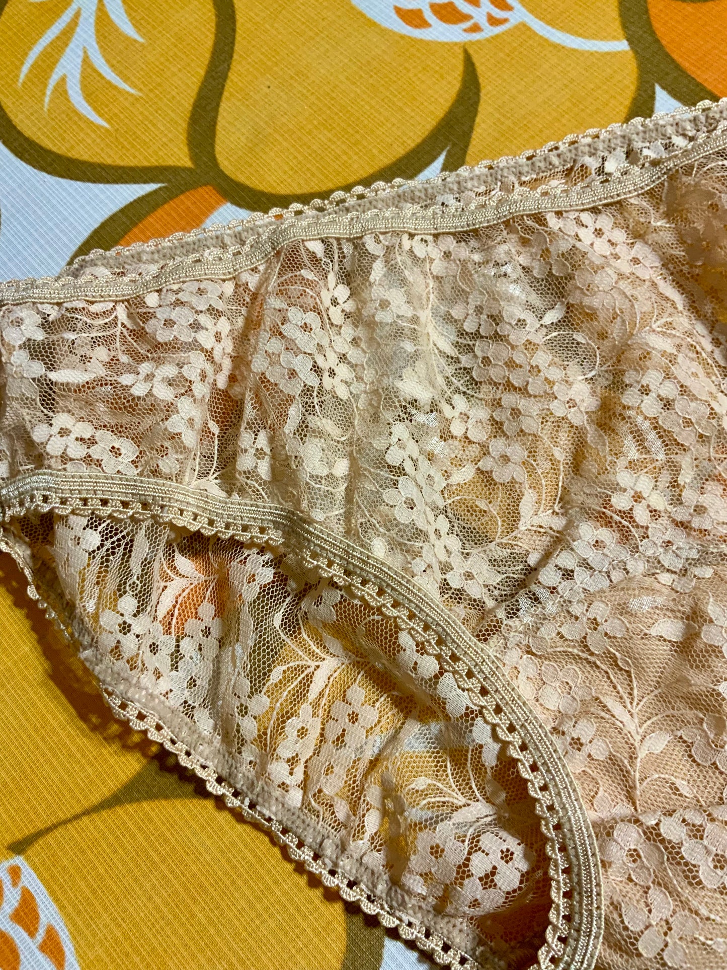 Culotte dentelle fleurs Neuve Deadstock Boléro 1970/80
