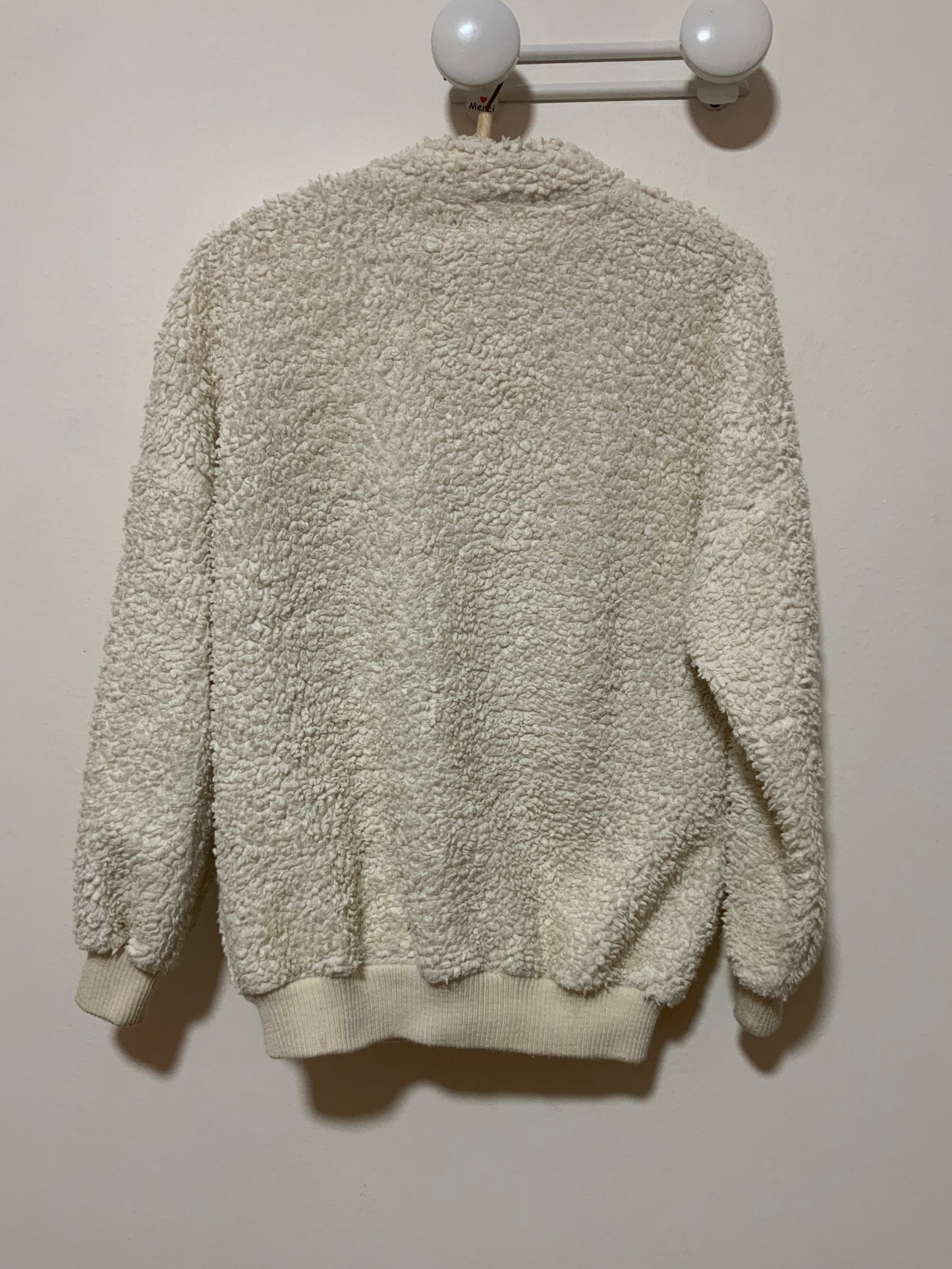 Gilet en pure de laine de moutons des Pyrénées France Vintage