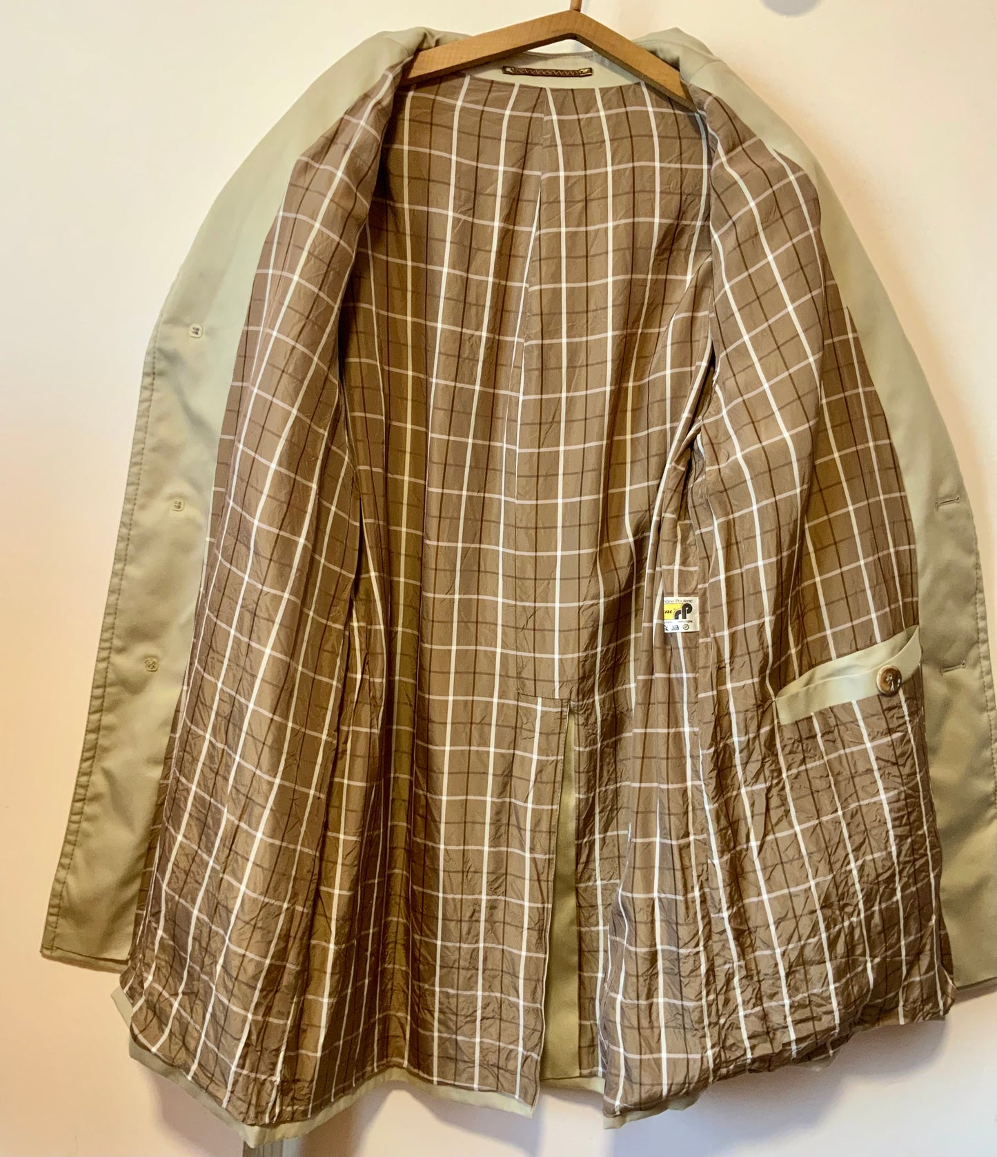 Trench Tergal Vintage Élégance 🌺