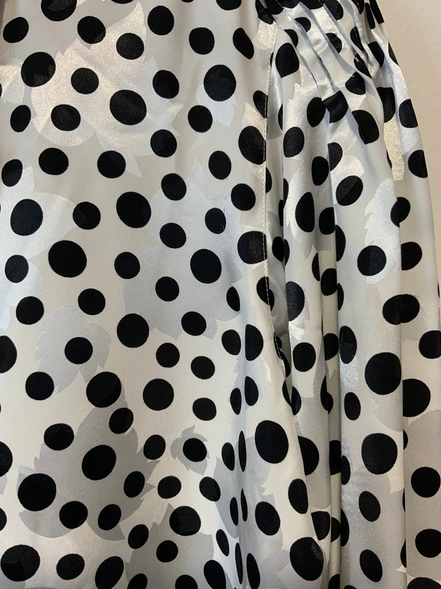 Chemisier Louis Feraud a petits pois Epaulettes Vintage