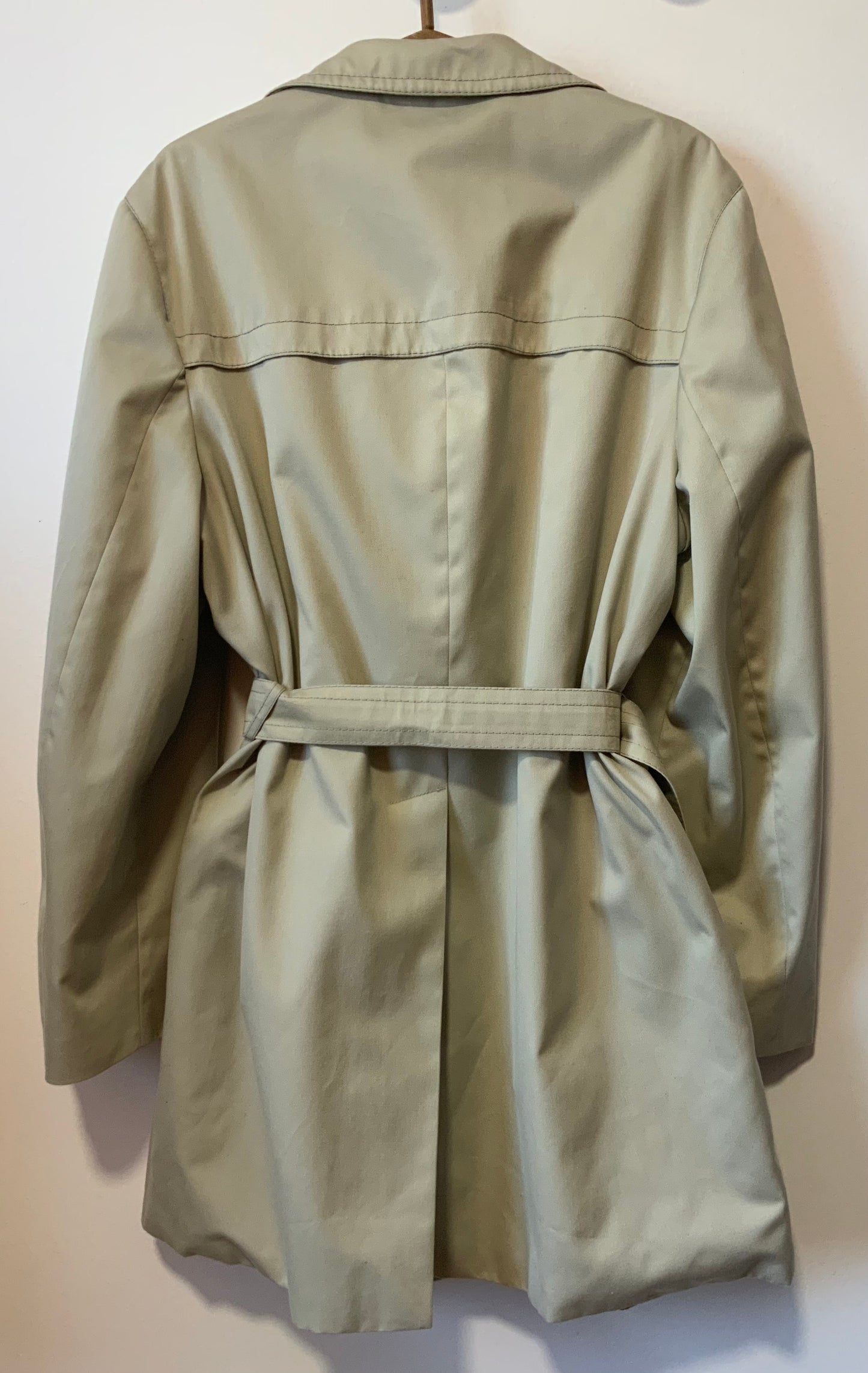 Trench Tergal Vintage Élégance 🌺