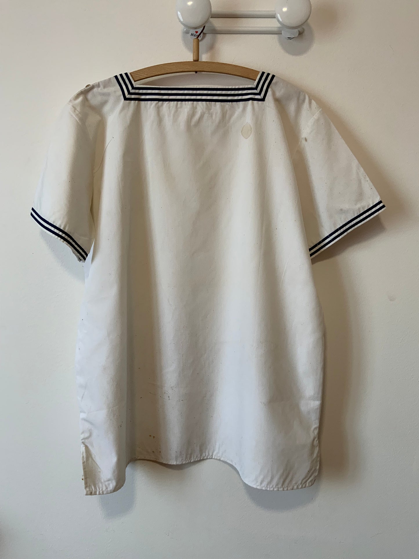 Authentique Haut Blouse de Marin Vintage Toulon France