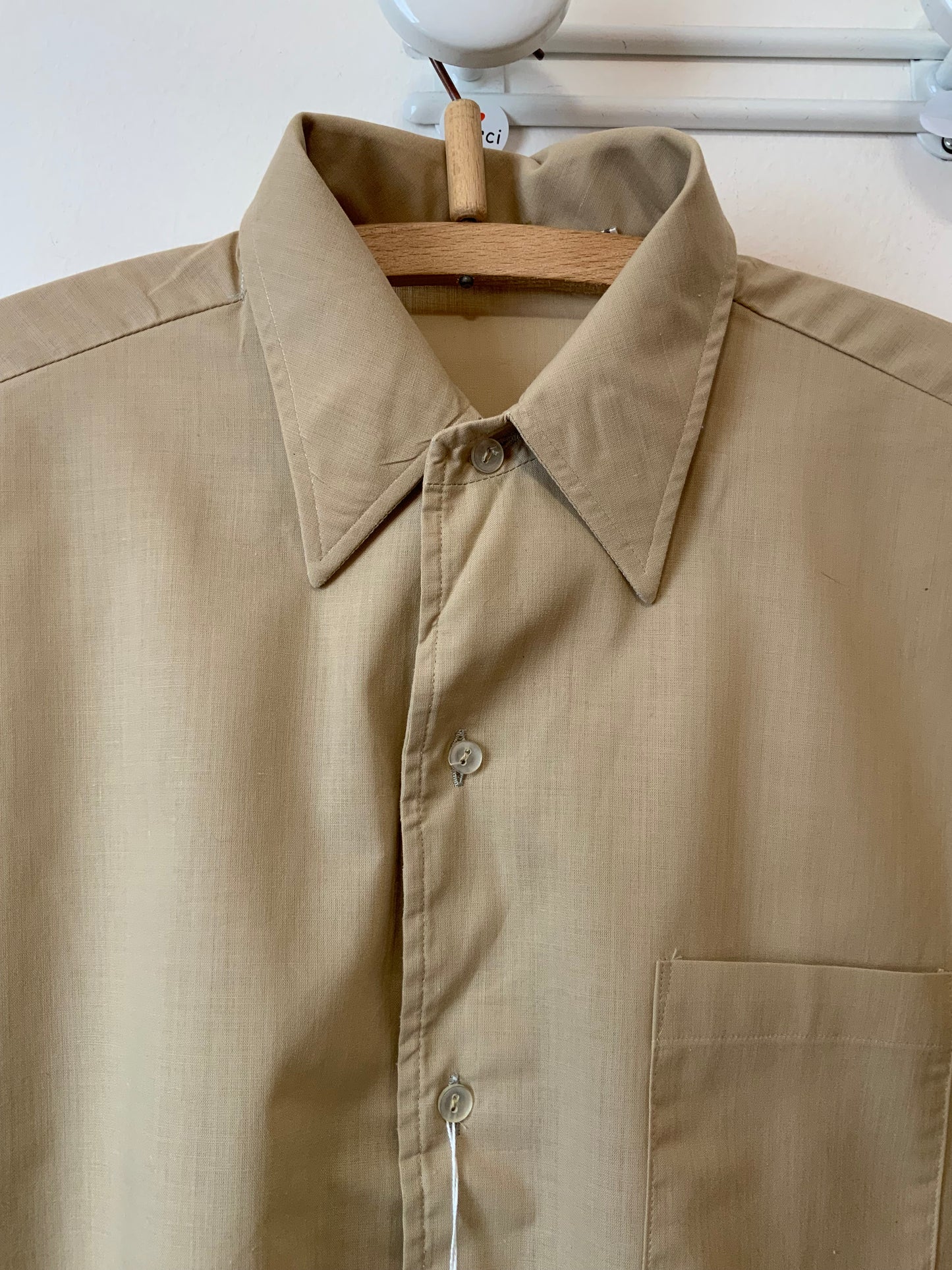 Chemise col pelle à tartes Deadstock Neuve 1970