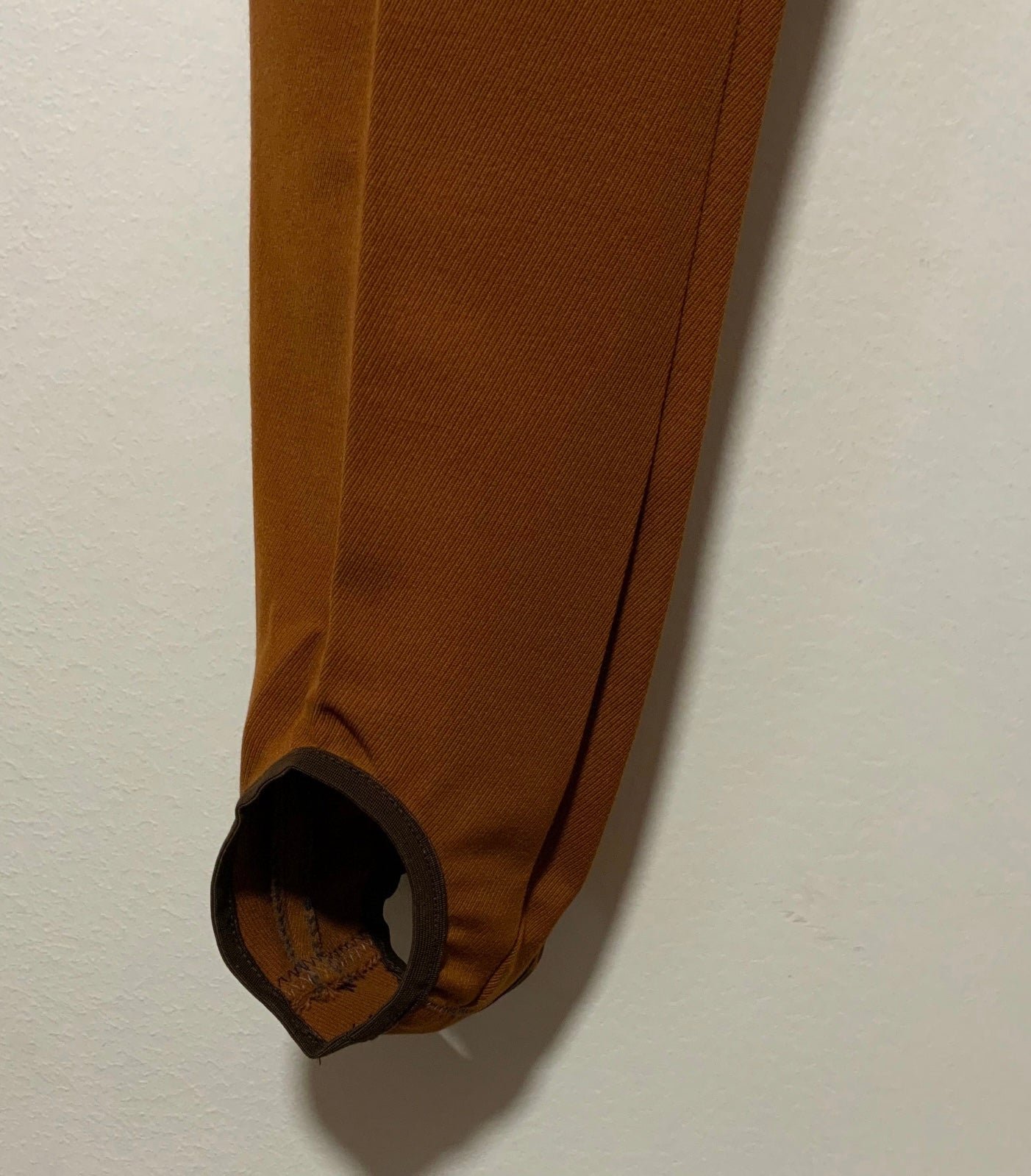 Pantalon Fuseau Marron Brique Neuf Deadstock 1970/80 Vintage Stylé